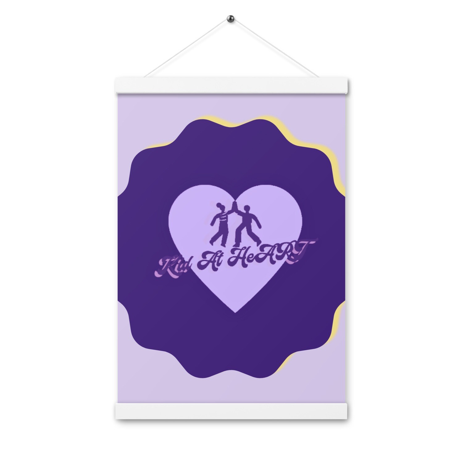 Kid At HeArt Poster with hangers