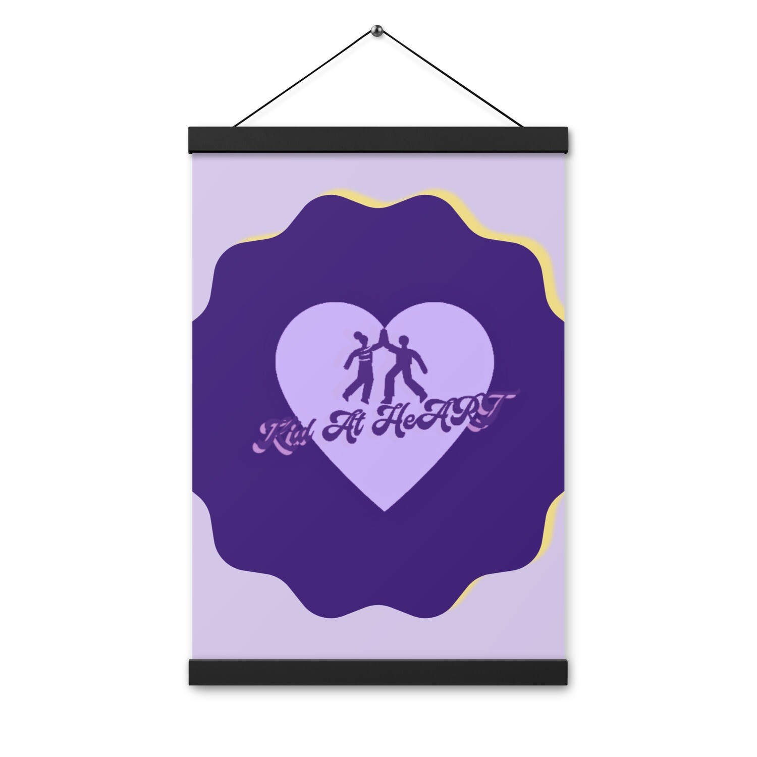 Kid At HeArt Poster with hangers
