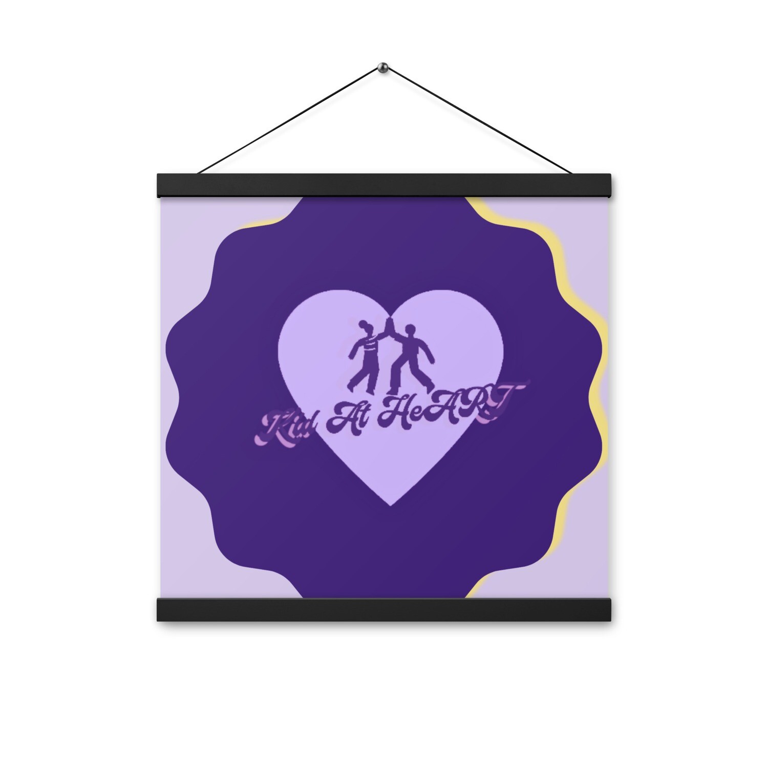 Kid At HeArt Poster with hangers