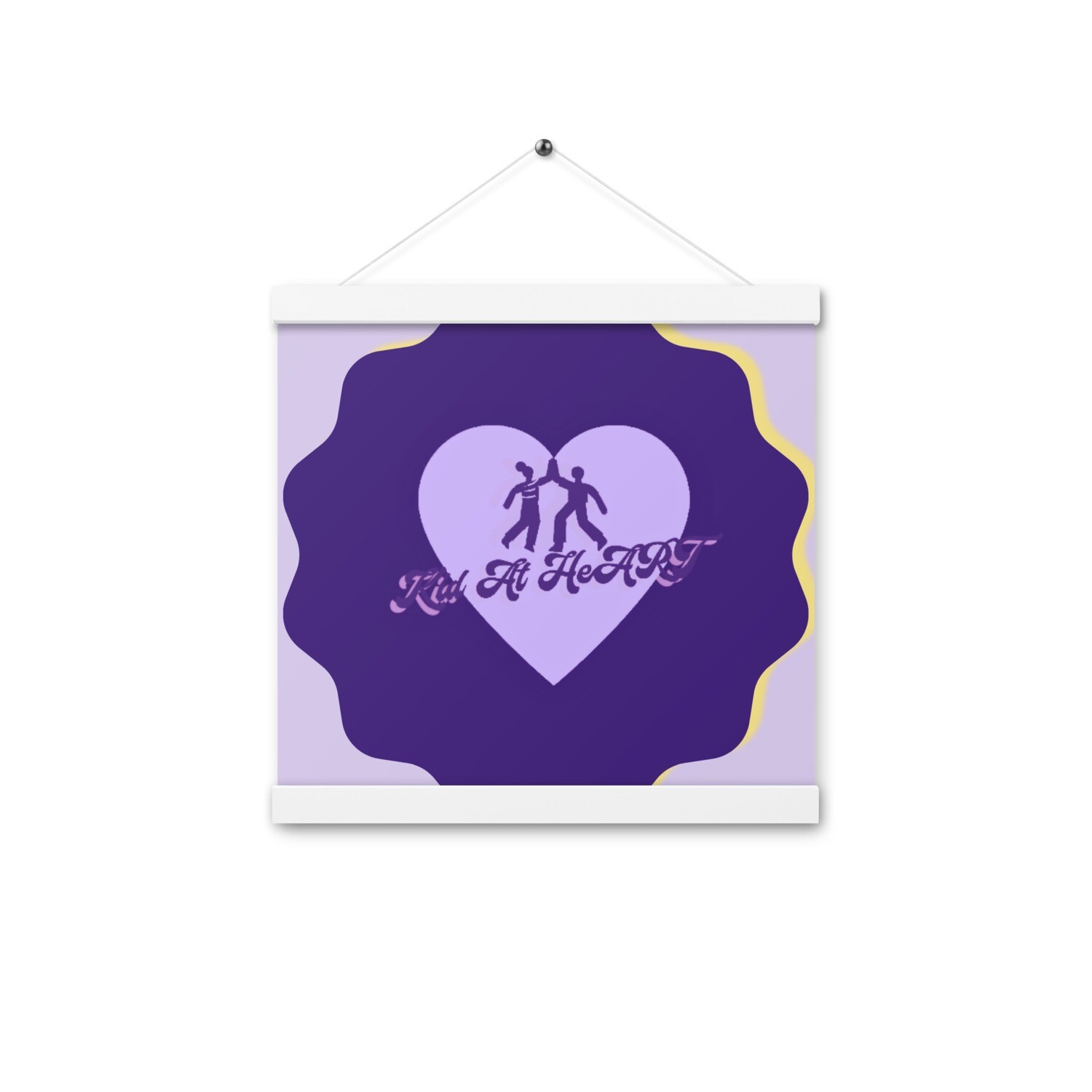 Kid At HeArt Poster with hangers