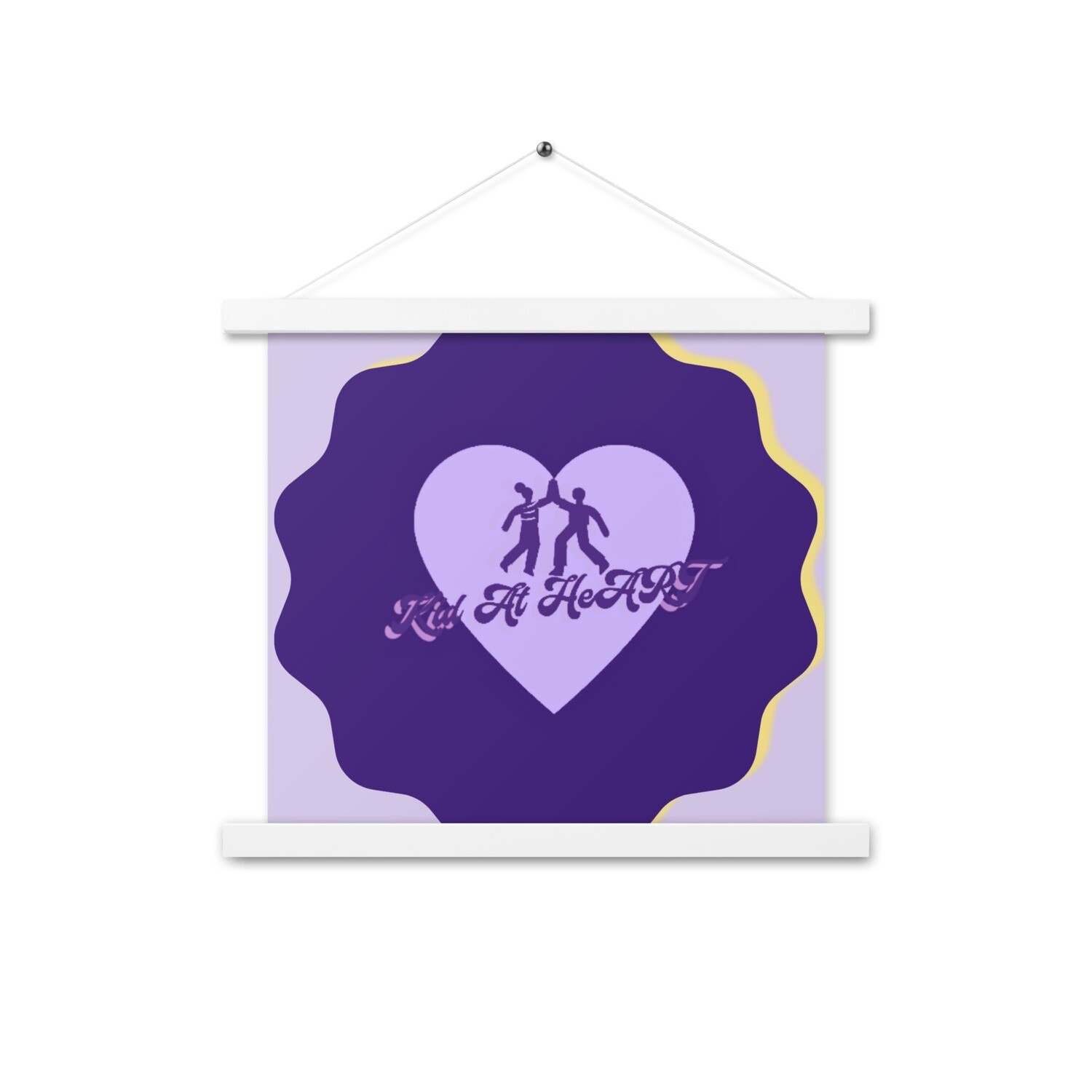 Kid At HeArt Poster with hangers