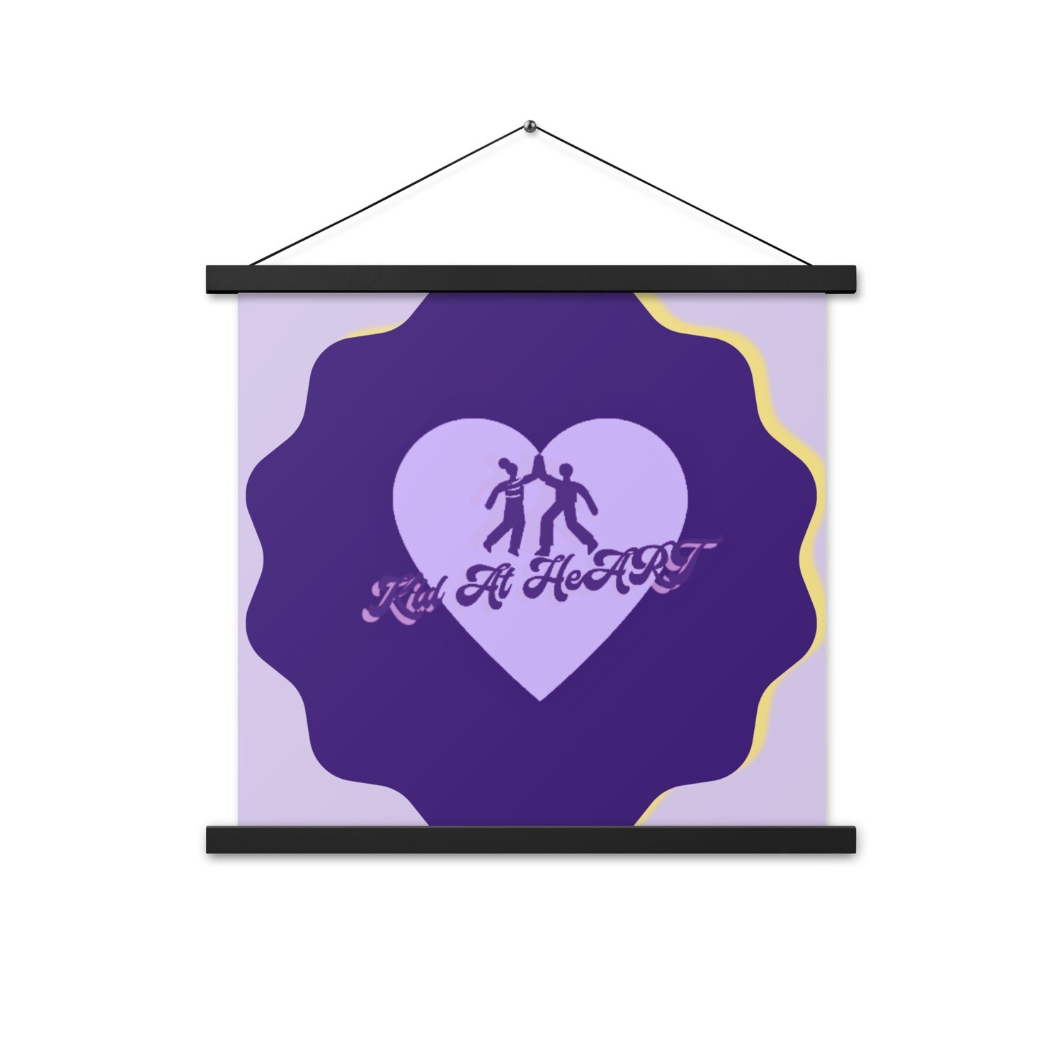 Kid At HeArt Poster with hangers
