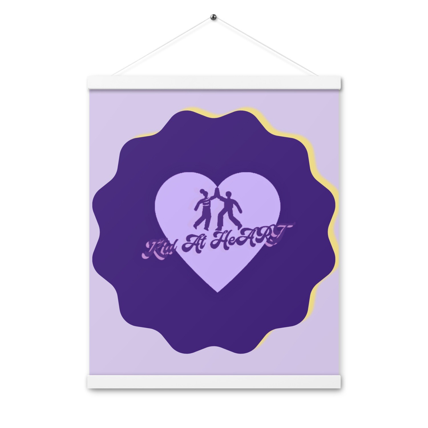 Kid At HeArt Poster with hangers