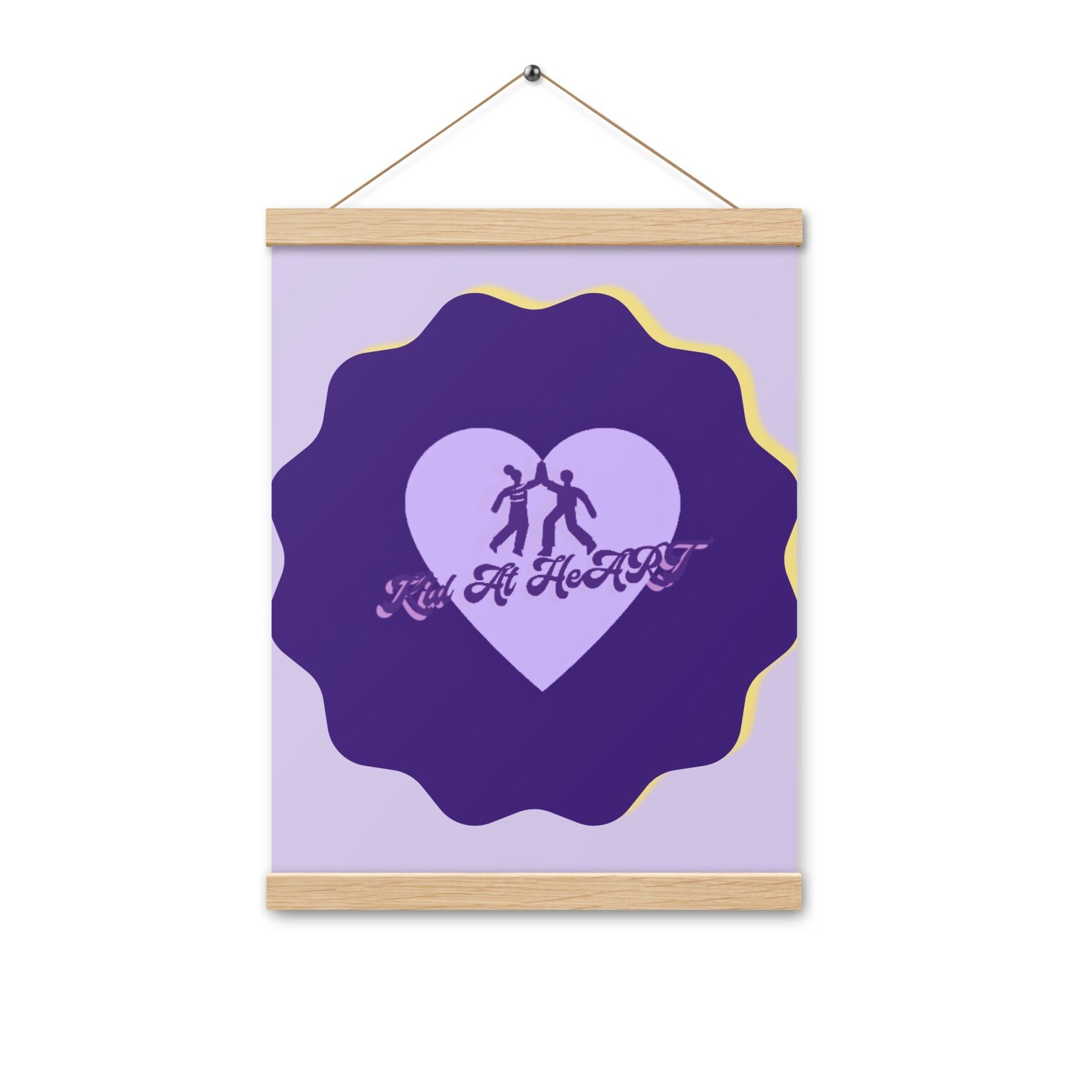 Kid At HeArt Poster with hangers