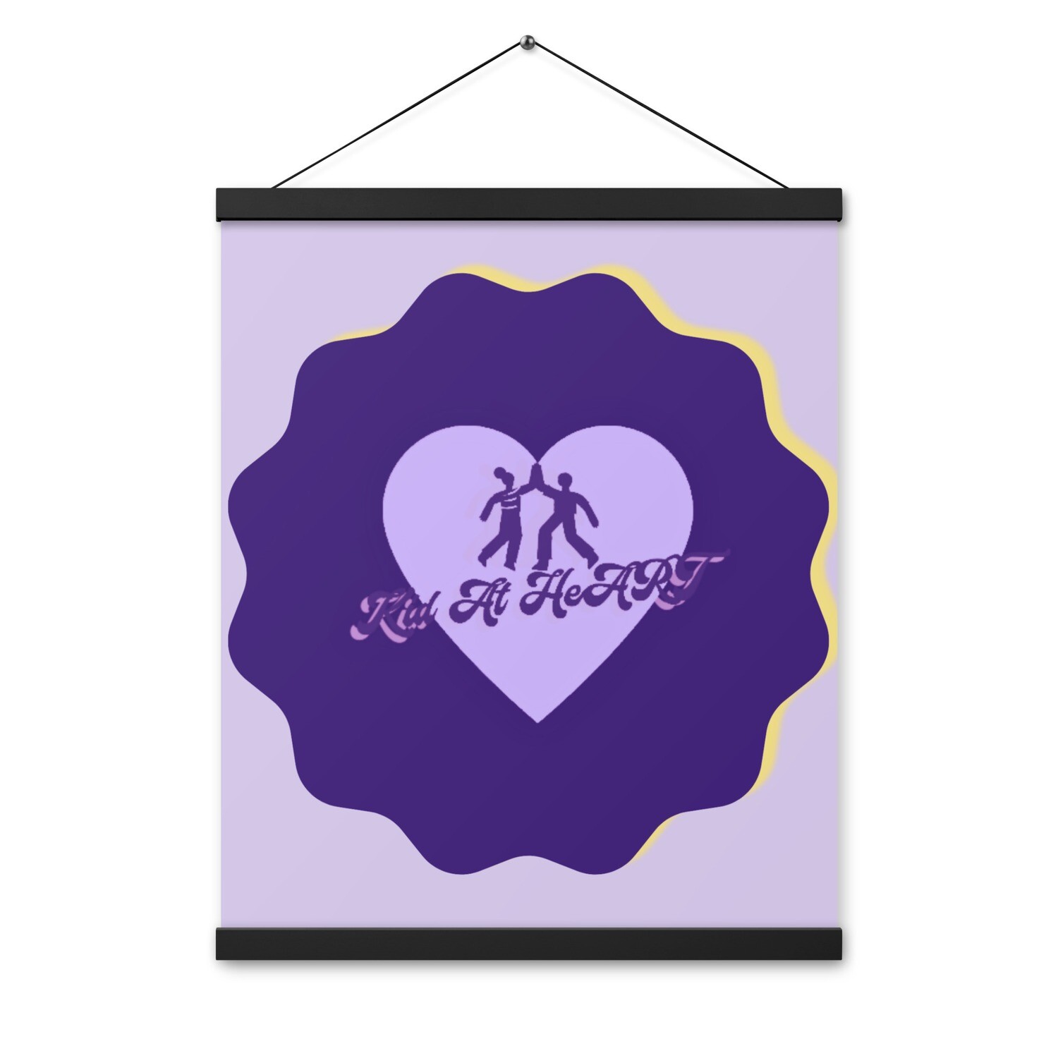 Kid At HeArt Poster with hangers