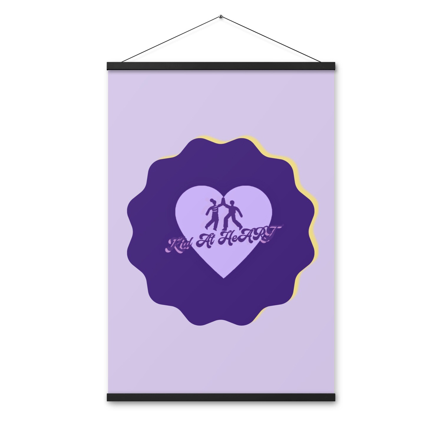 Kid At HeArt Poster with hangers
