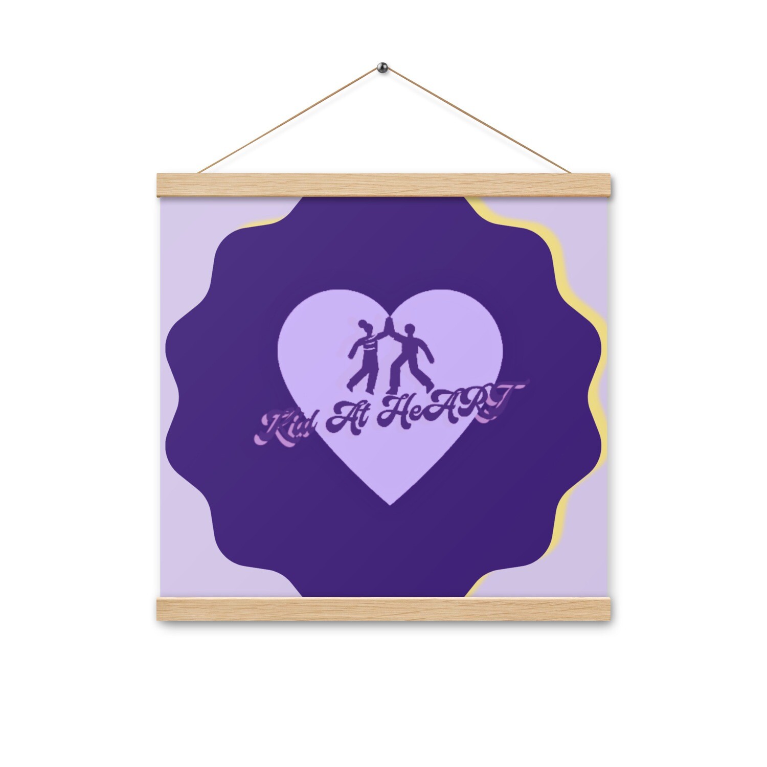 Kid At HeArt Poster with hangers