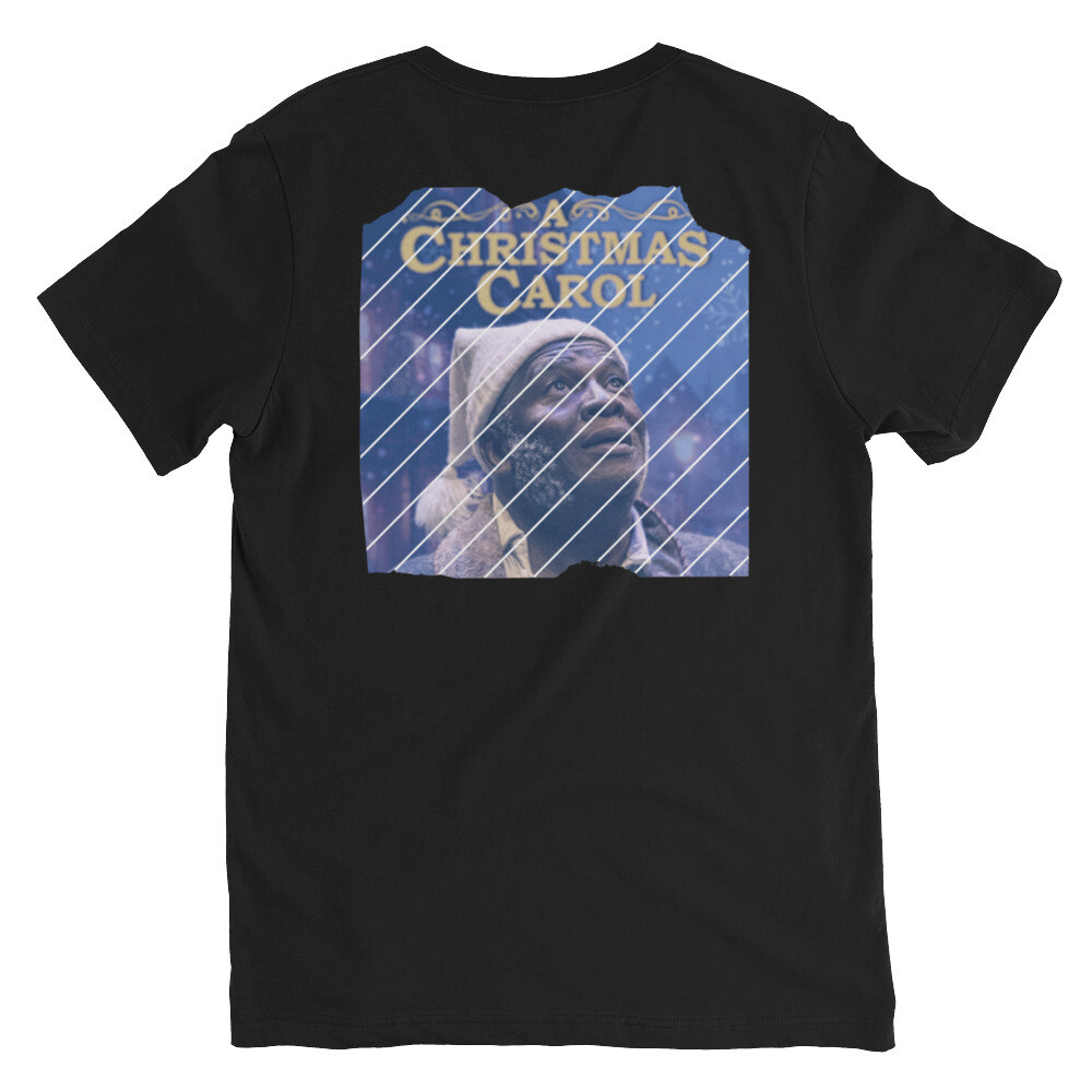 A Christmas Carol Short Sleeve V-Neck T-Shirt
