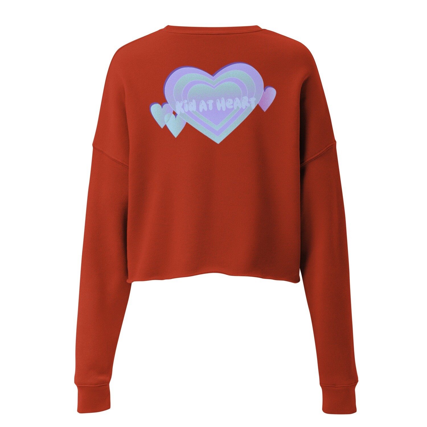 Kid At HeArt Crop Sweatshirt