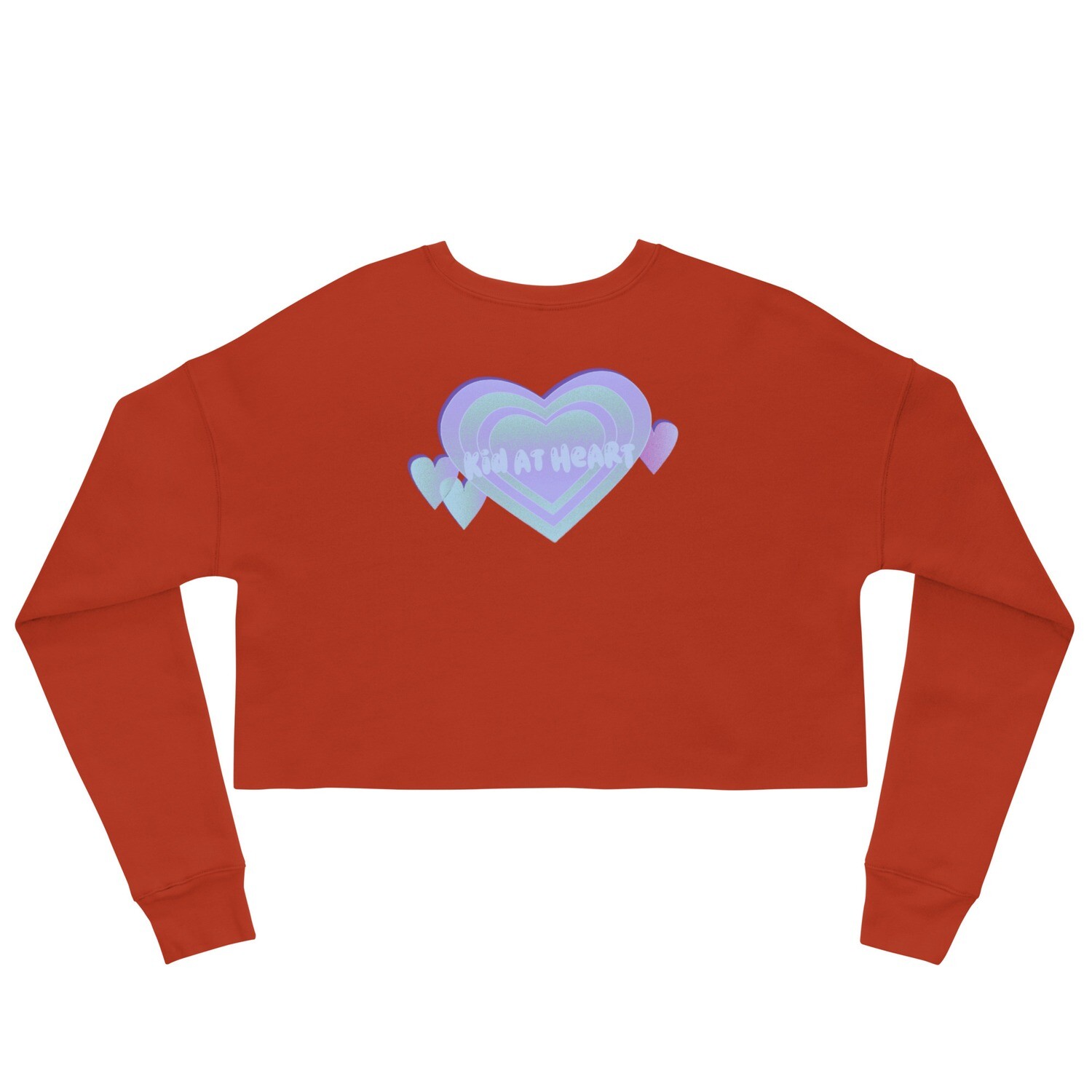 Kid At HeArt Crop Sweatshirt