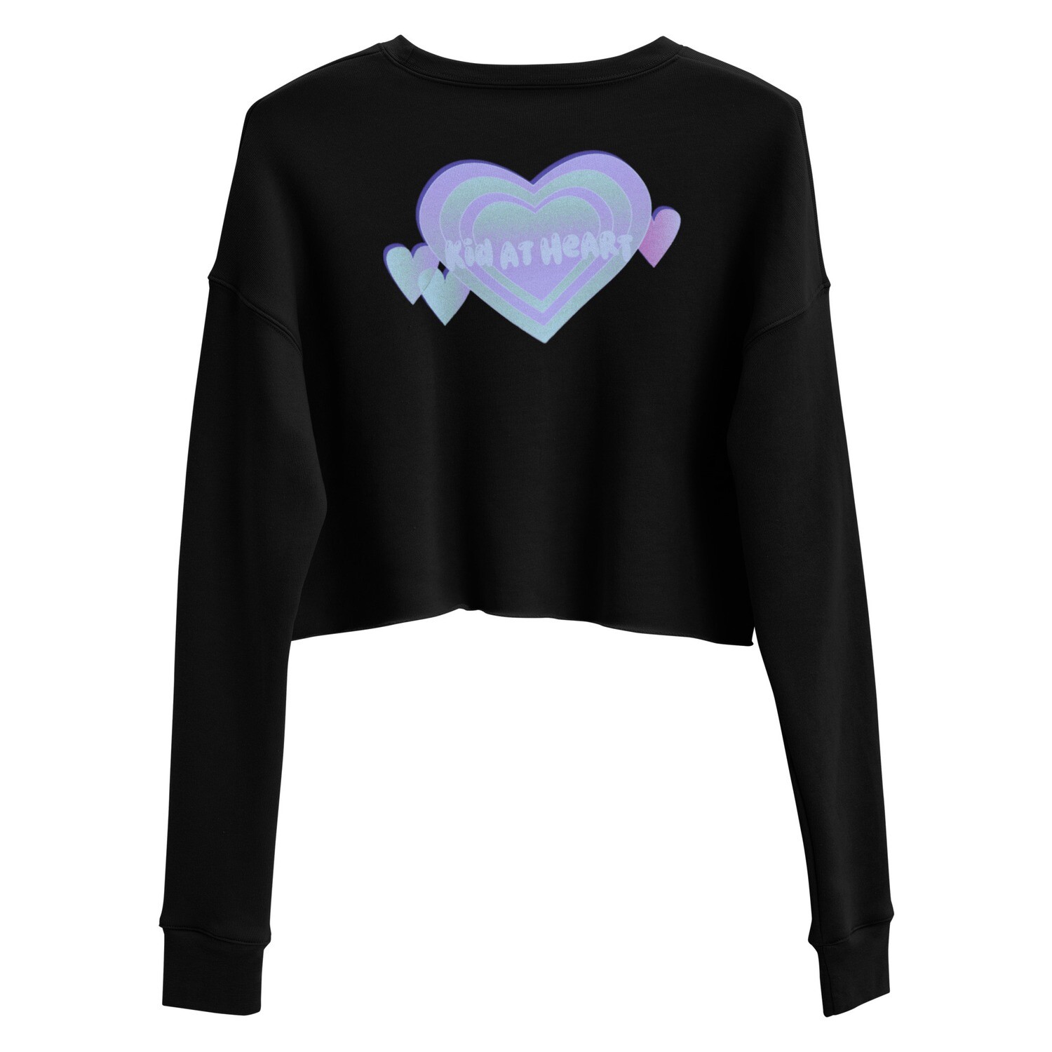 Kid At HeArt Crop Sweatshirt