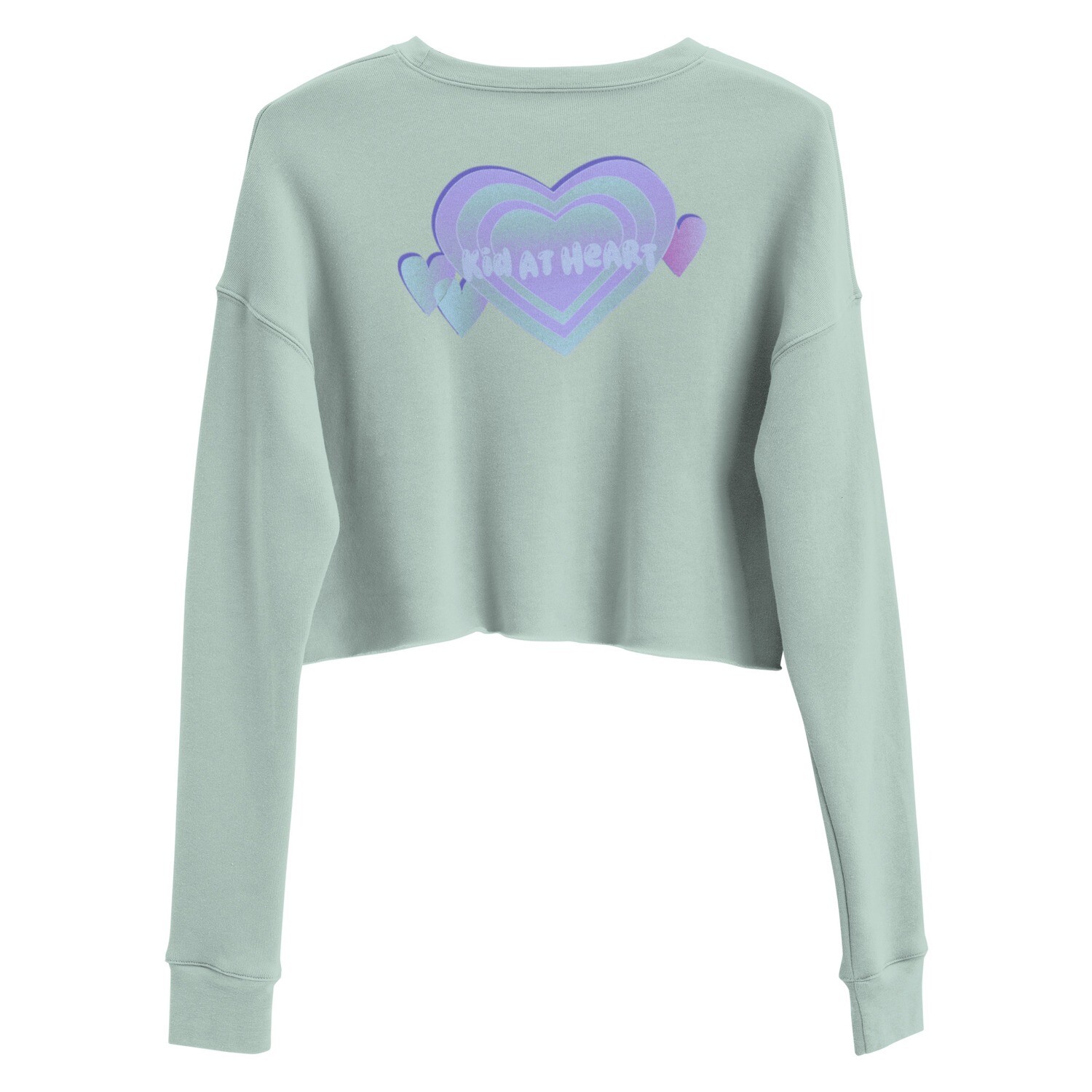 Kid At HeArt Crop Sweatshirt