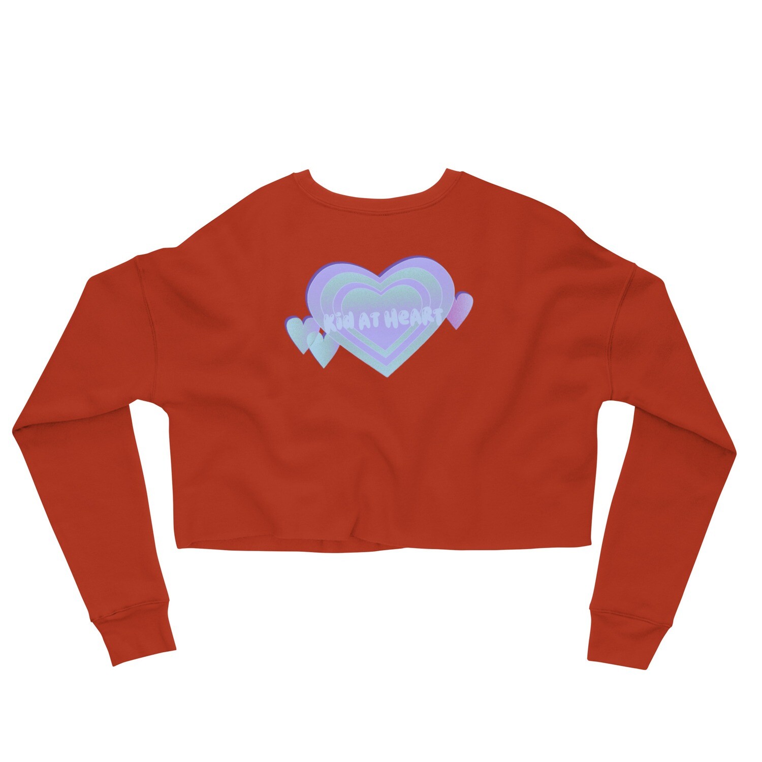 Kid At HeArt Crop Sweatshirt
