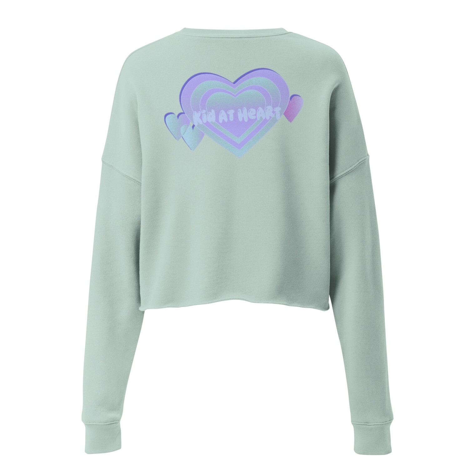 Kid At HeArt Crop Sweatshirt