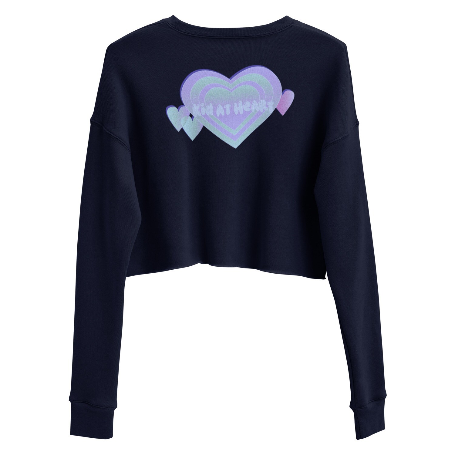 Kid At HeArt Crop Sweatshirt