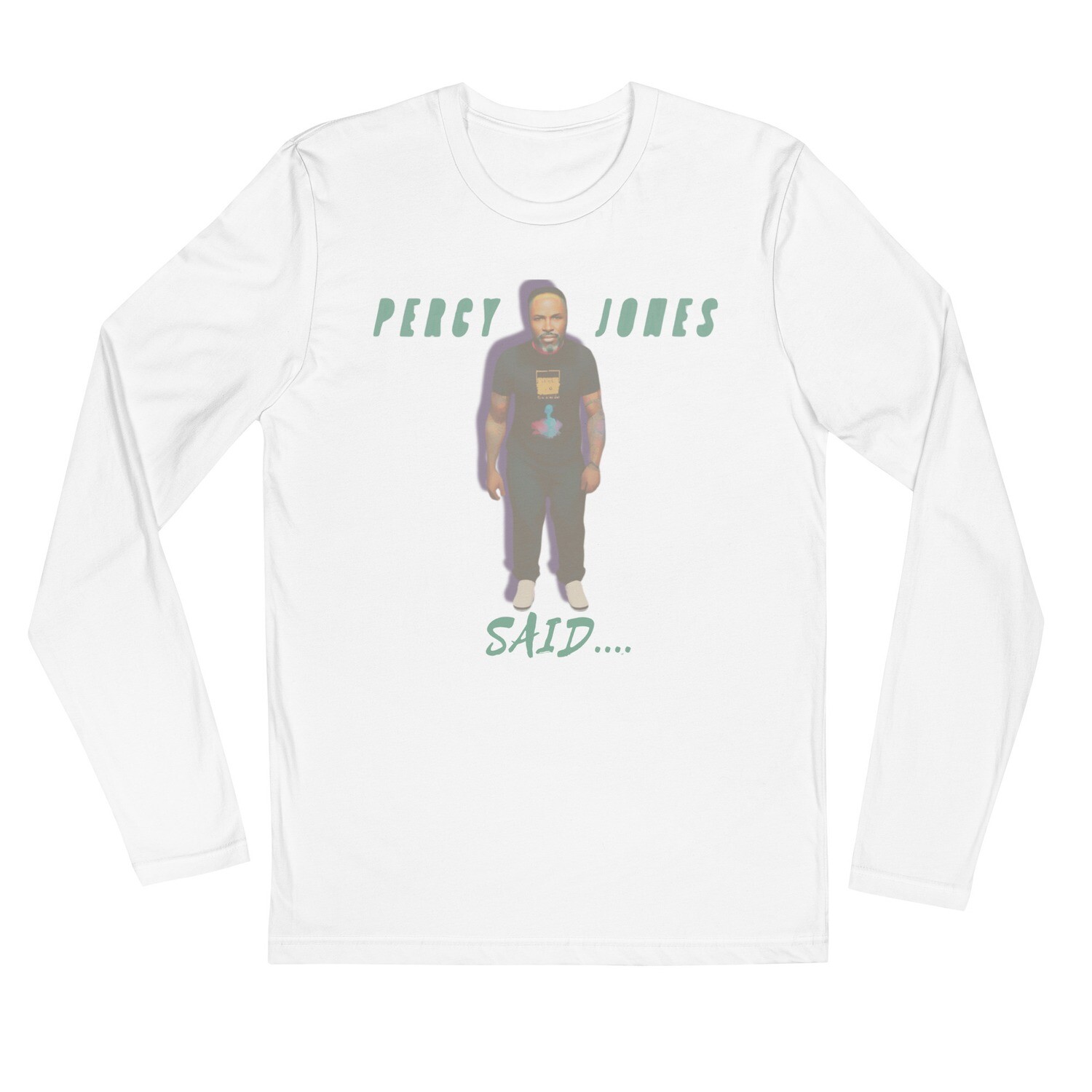 Percy Jones Said Long Sleeve Fitted Crew