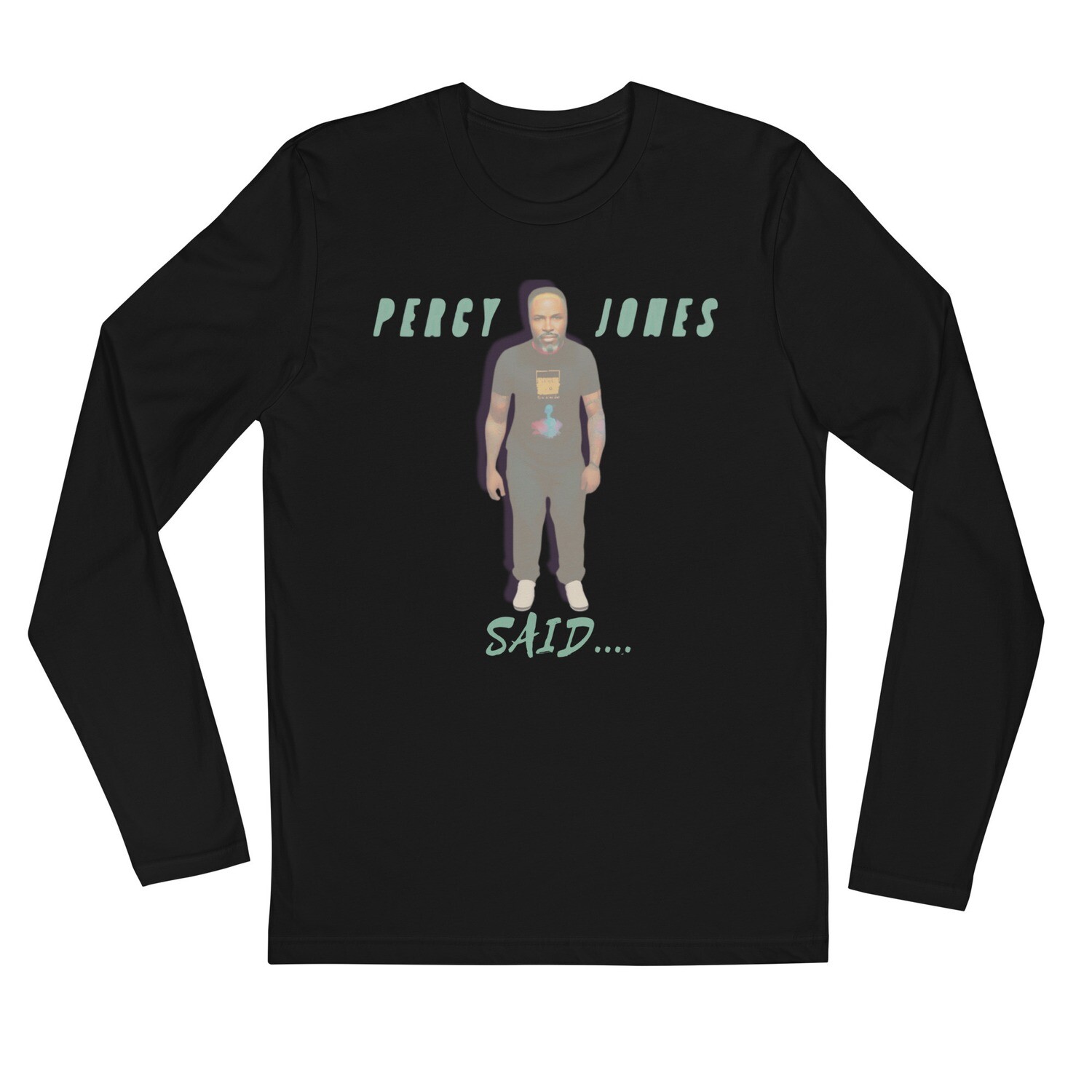Percy Jones Said Long Sleeve Fitted Crew