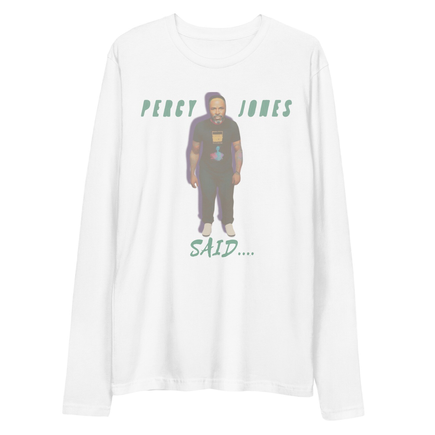 Percy Jones Said Long Sleeve Fitted Crew