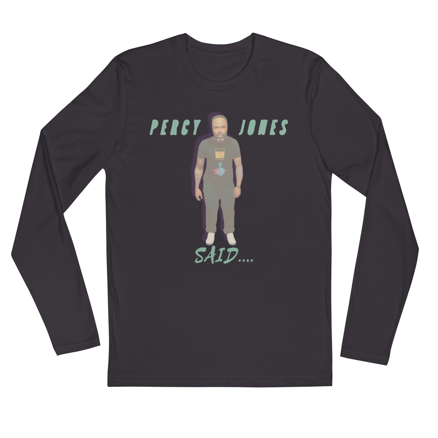 Percy Jones Said Long Sleeve Fitted Crew