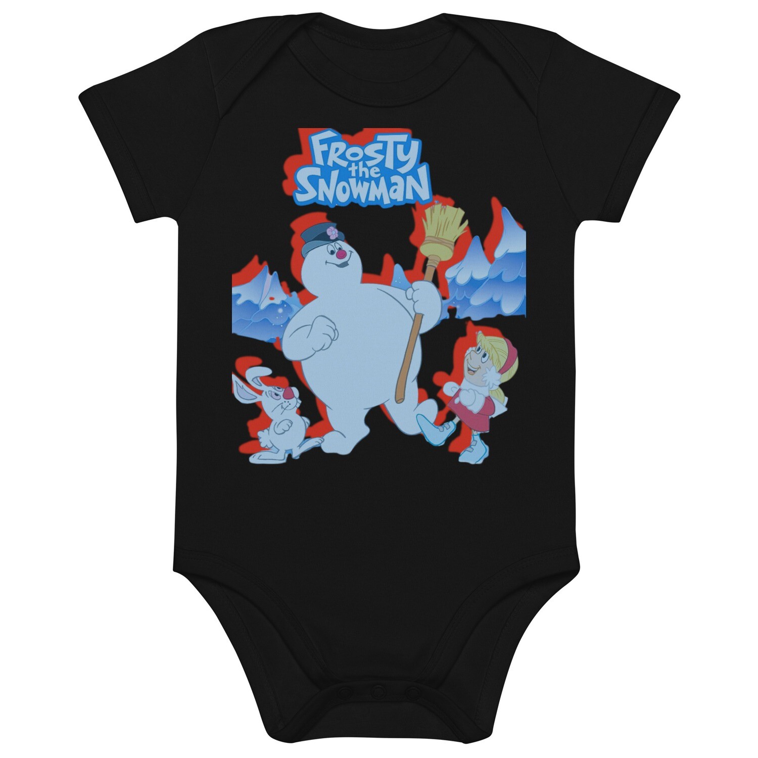 Frosty The Snowman cotton baby bodysuit