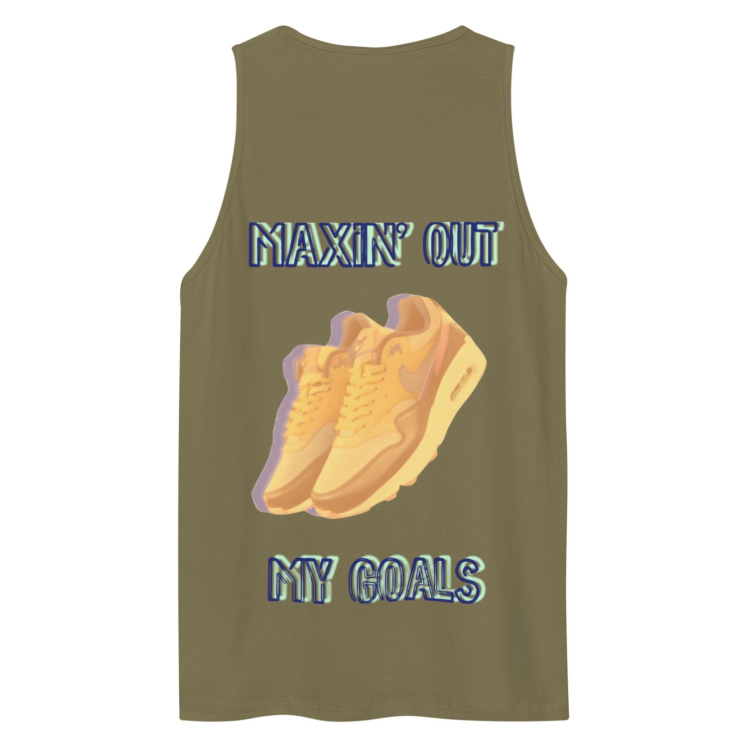 Maxing Out My Goals premium tank top