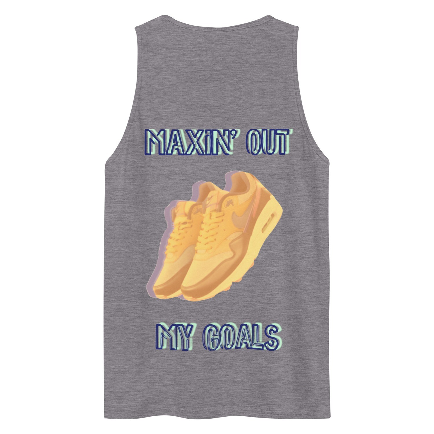 Maxing Out My Goals premium tank top