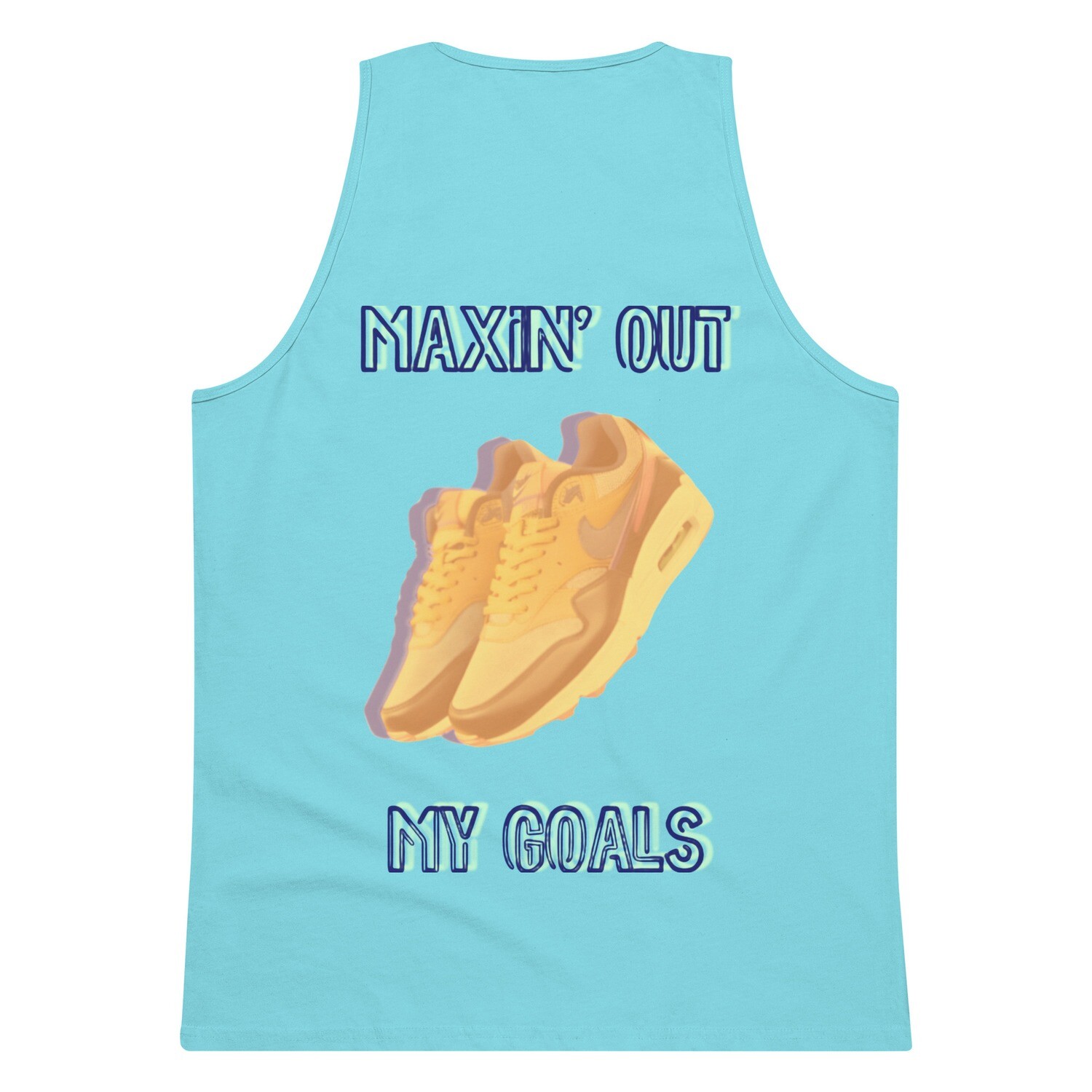 Maxing Out My Goals premium tank top
