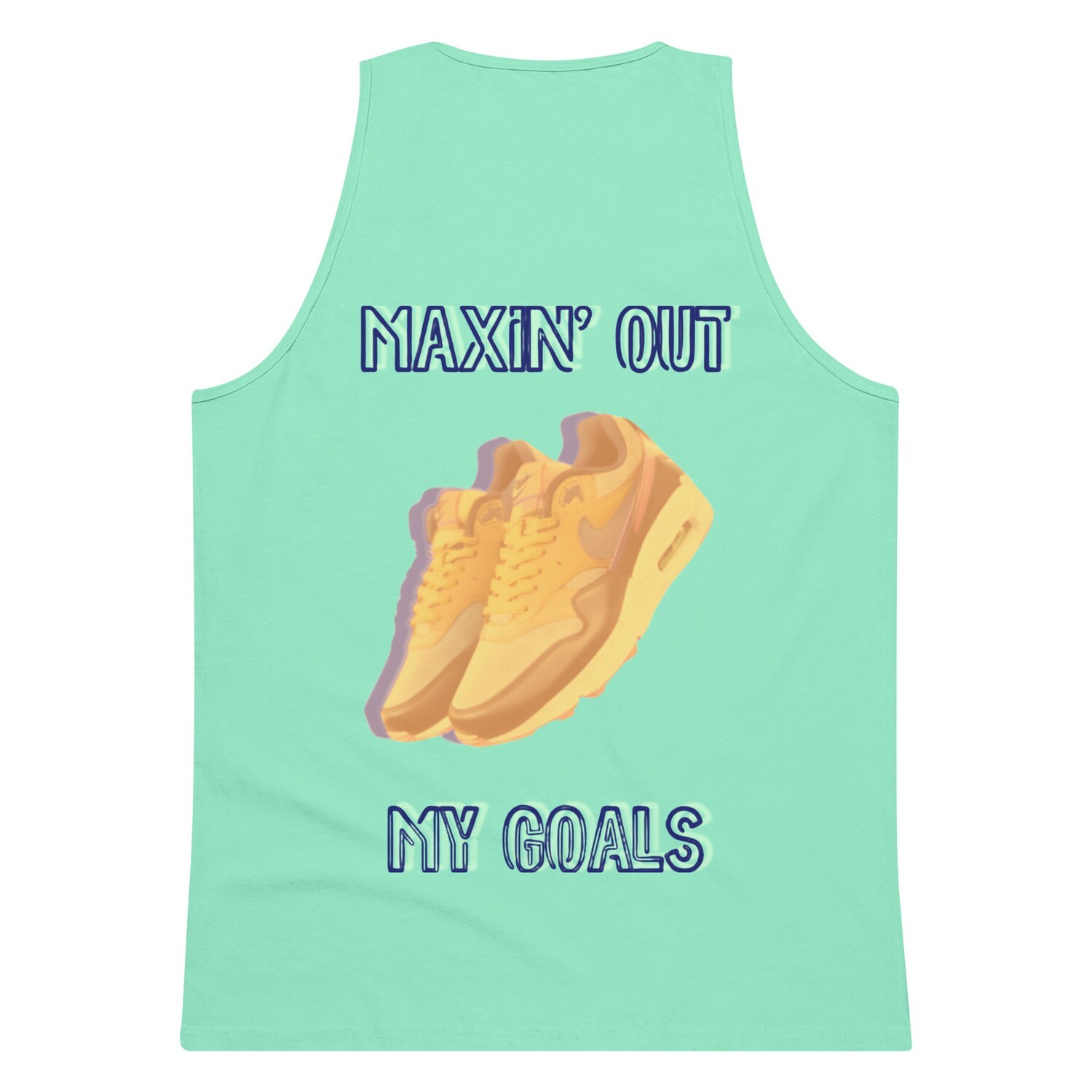 Maxing Out My Goals premium tank top