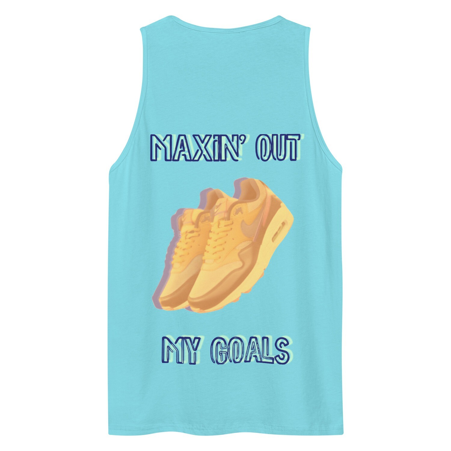 Maxing Out My Goals premium tank top