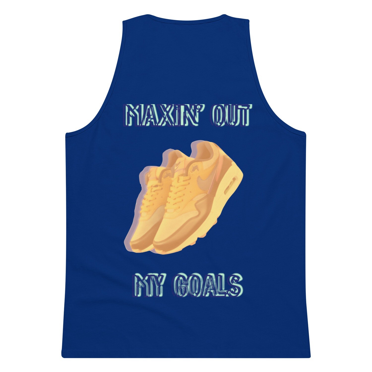 Maxing Out My Goals premium tank top