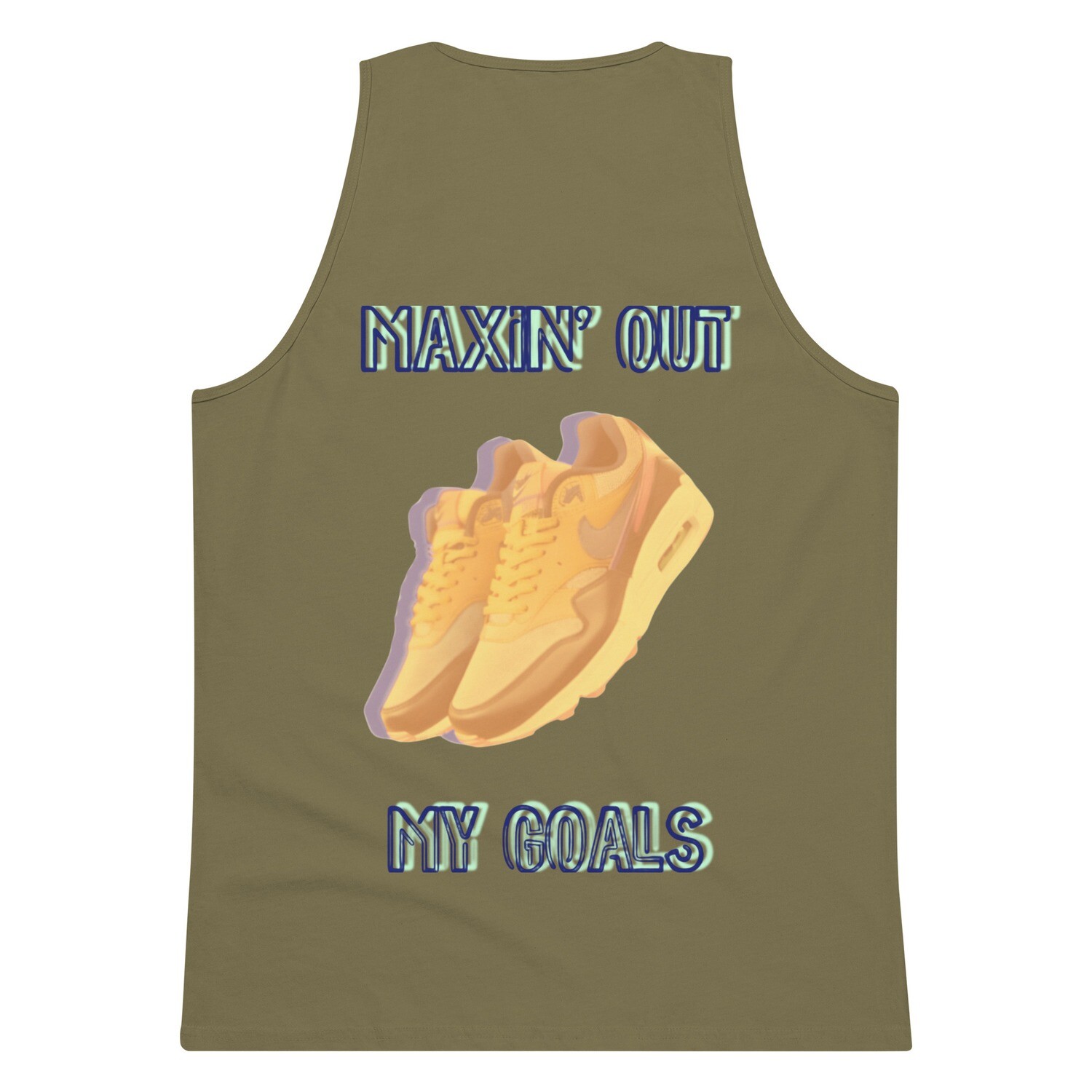 Maxing Out My Goals premium tank top