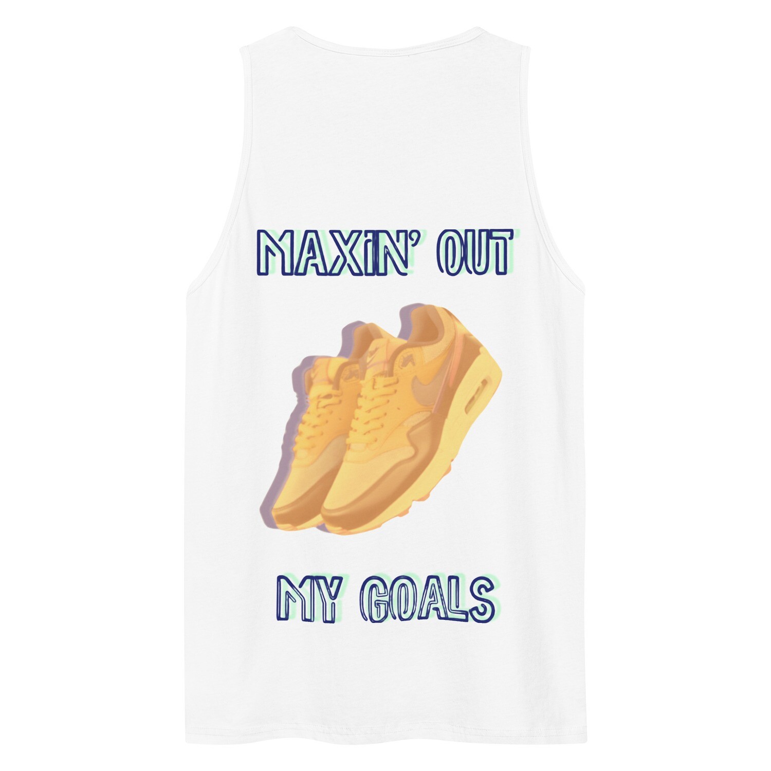 Maxing Out My Goals premium tank top