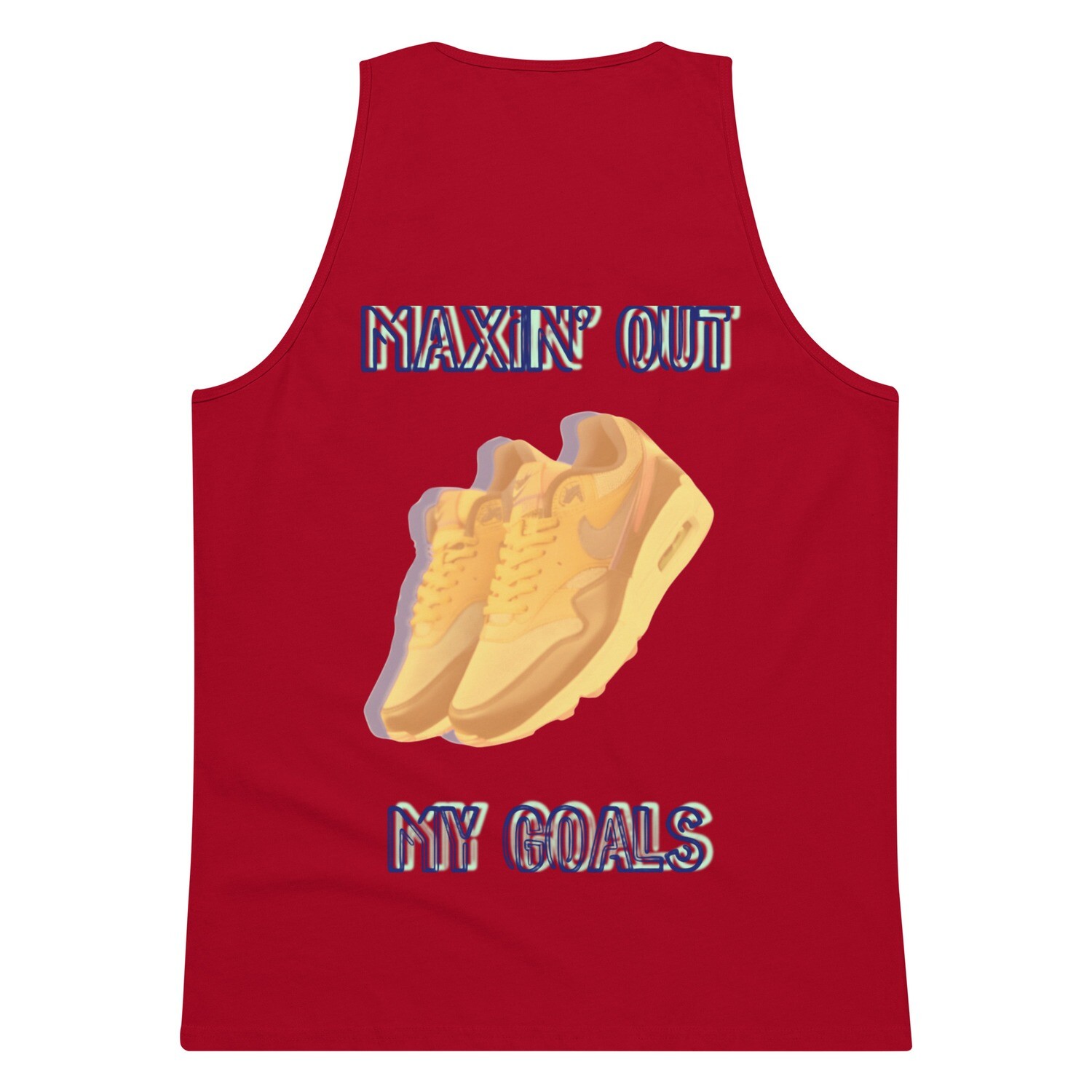 Maxing Out My Goals premium tank top