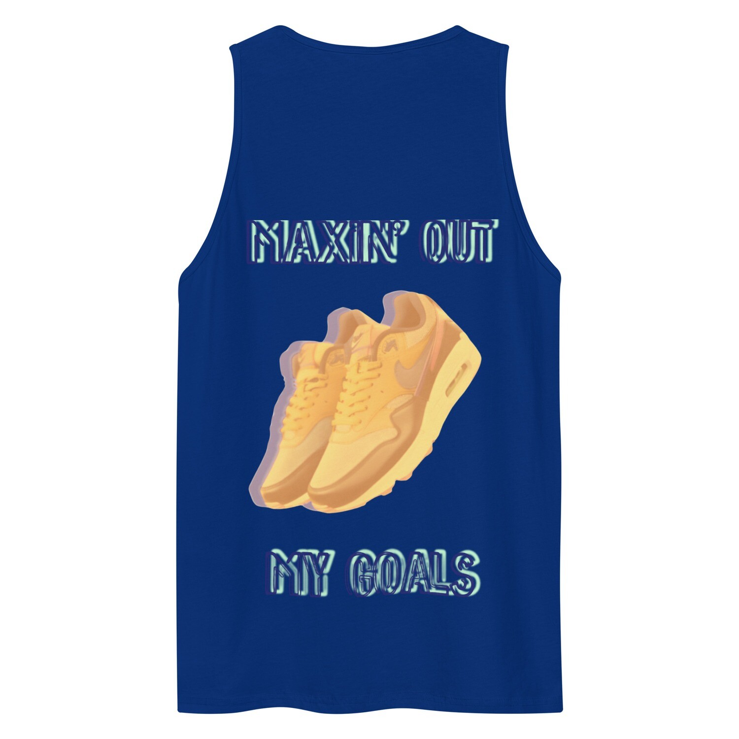 Maxing Out My Goals premium tank top