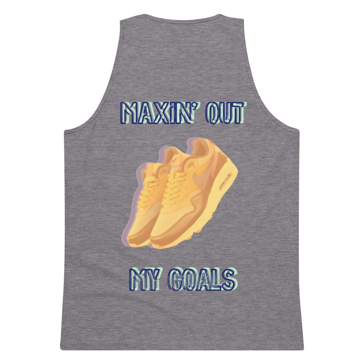 Maxing Out My Goals premium tank top