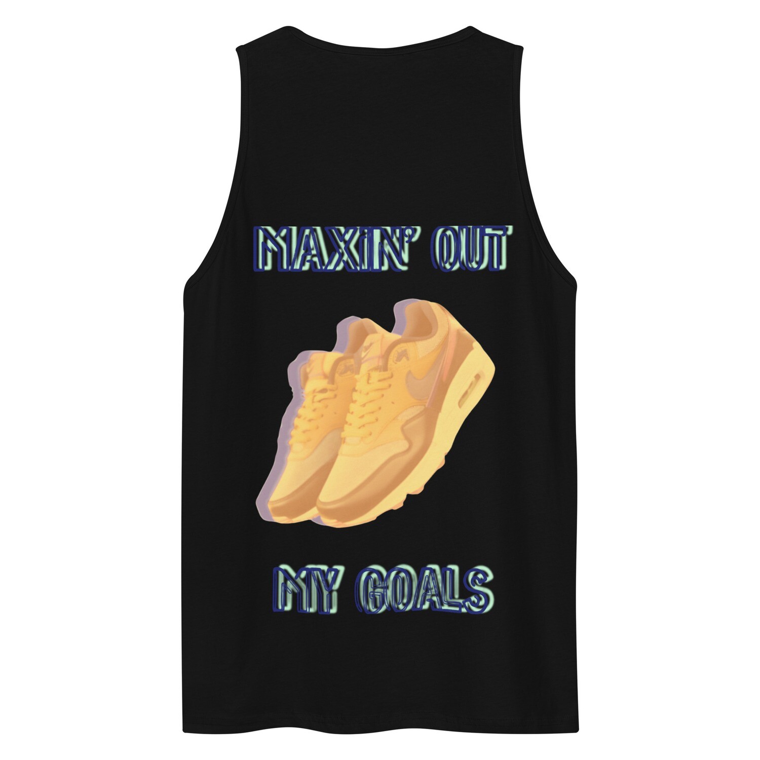 Maxing Out My Goals premium tank top