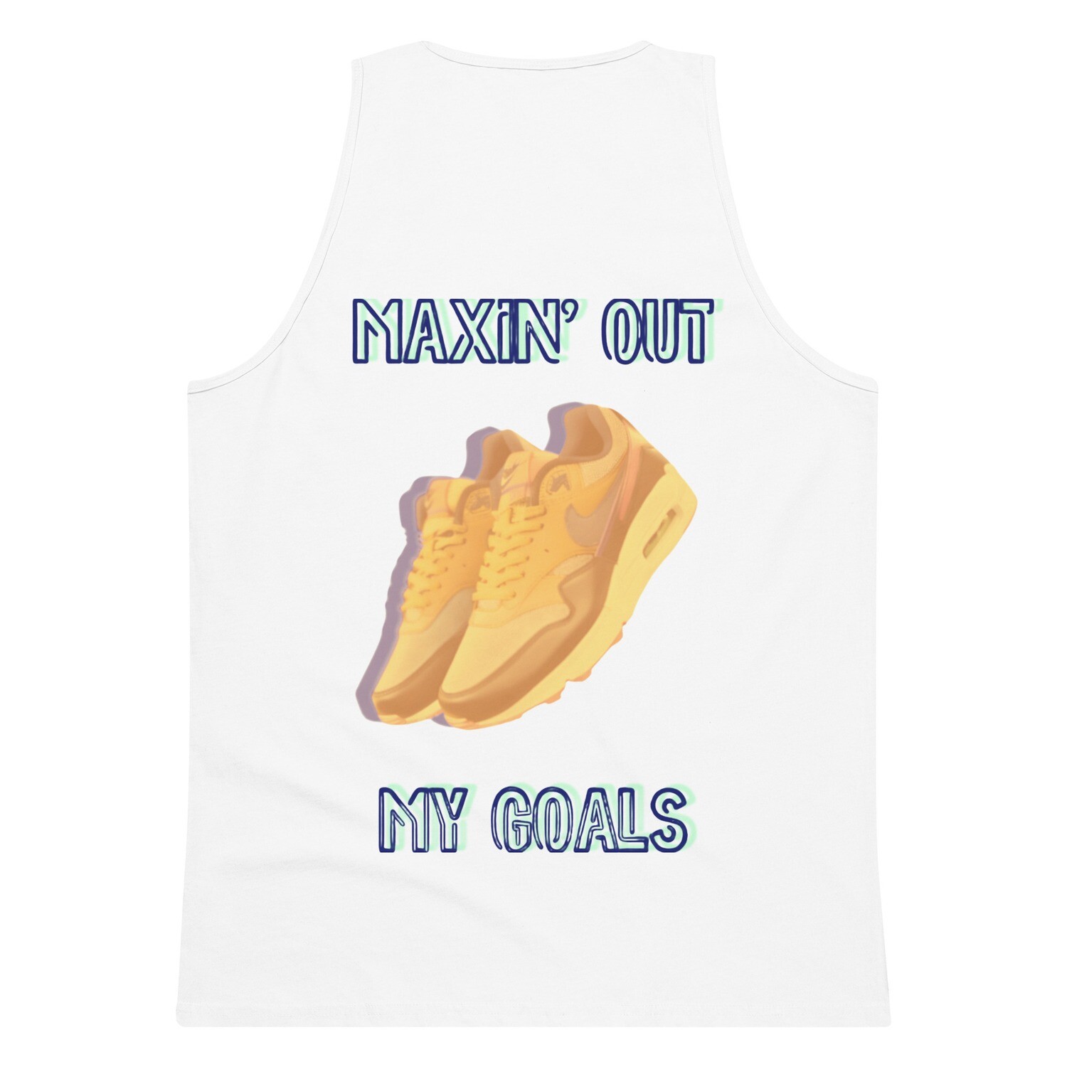 Maxing Out My Goals premium tank top