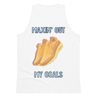 Maxing Out My Goals premium tank top