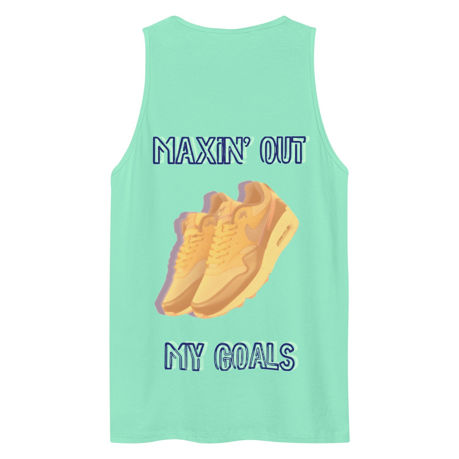 Maxing Out My Goals premium tank top