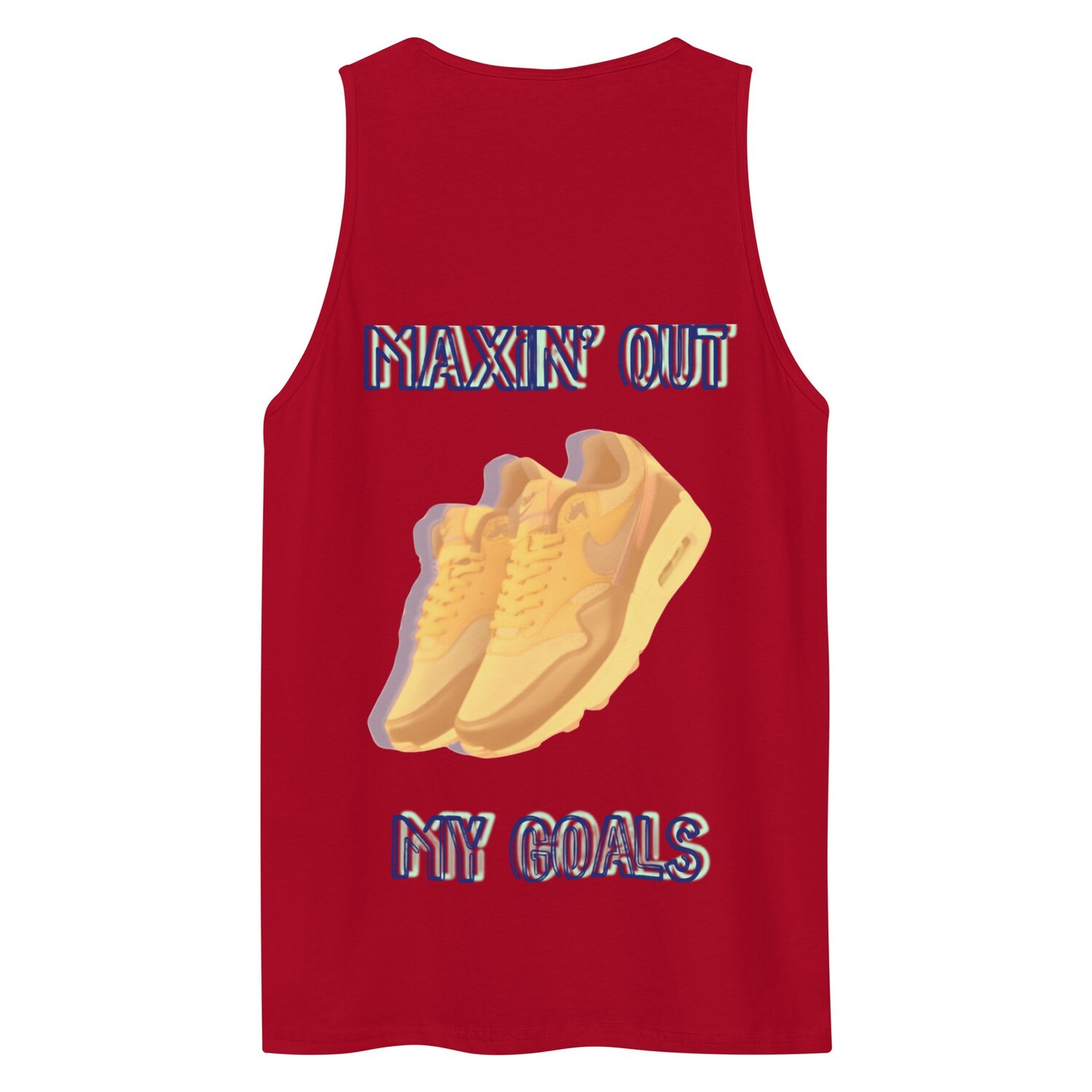 Maxing Out My Goals premium tank top