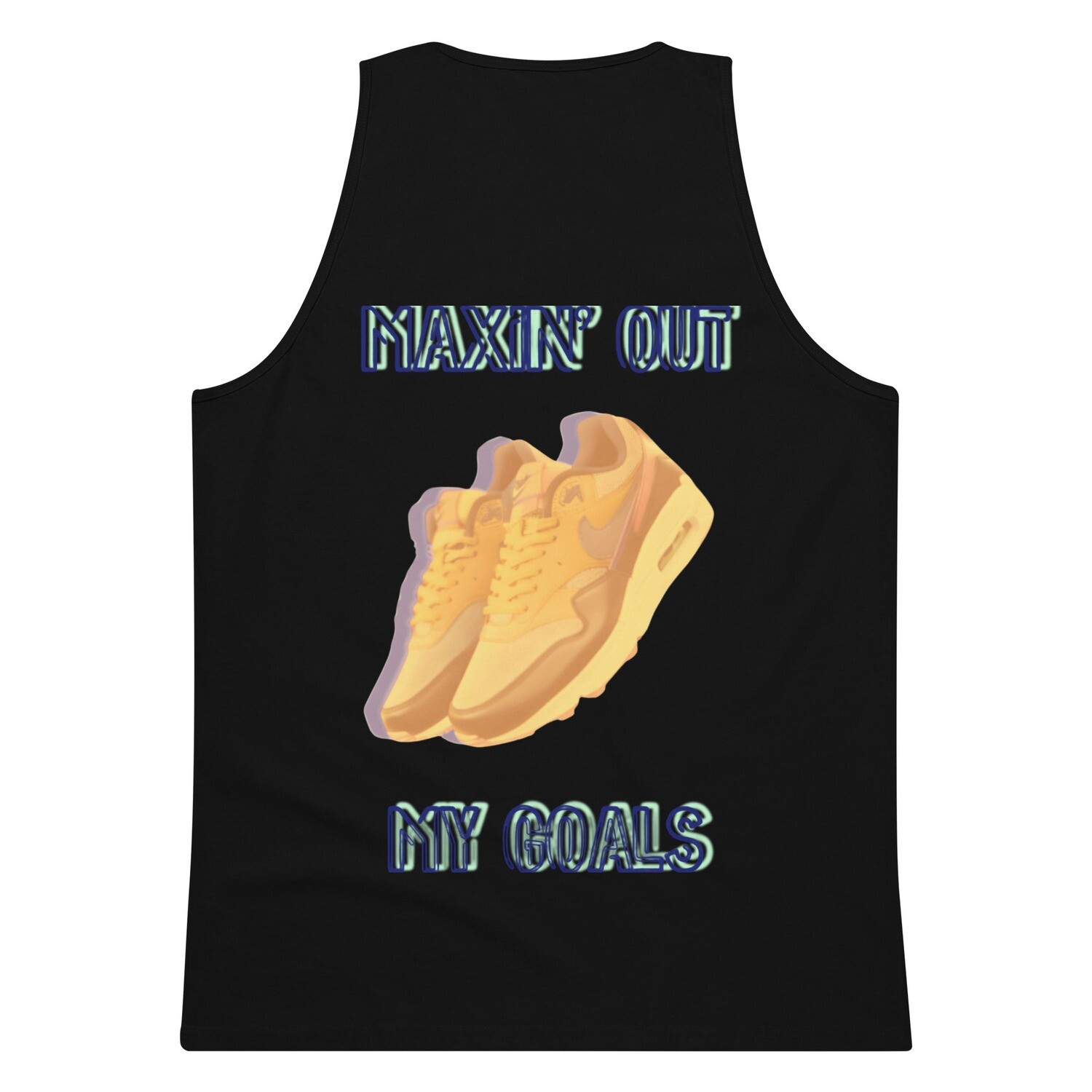 Maxing Out My Goals premium tank top