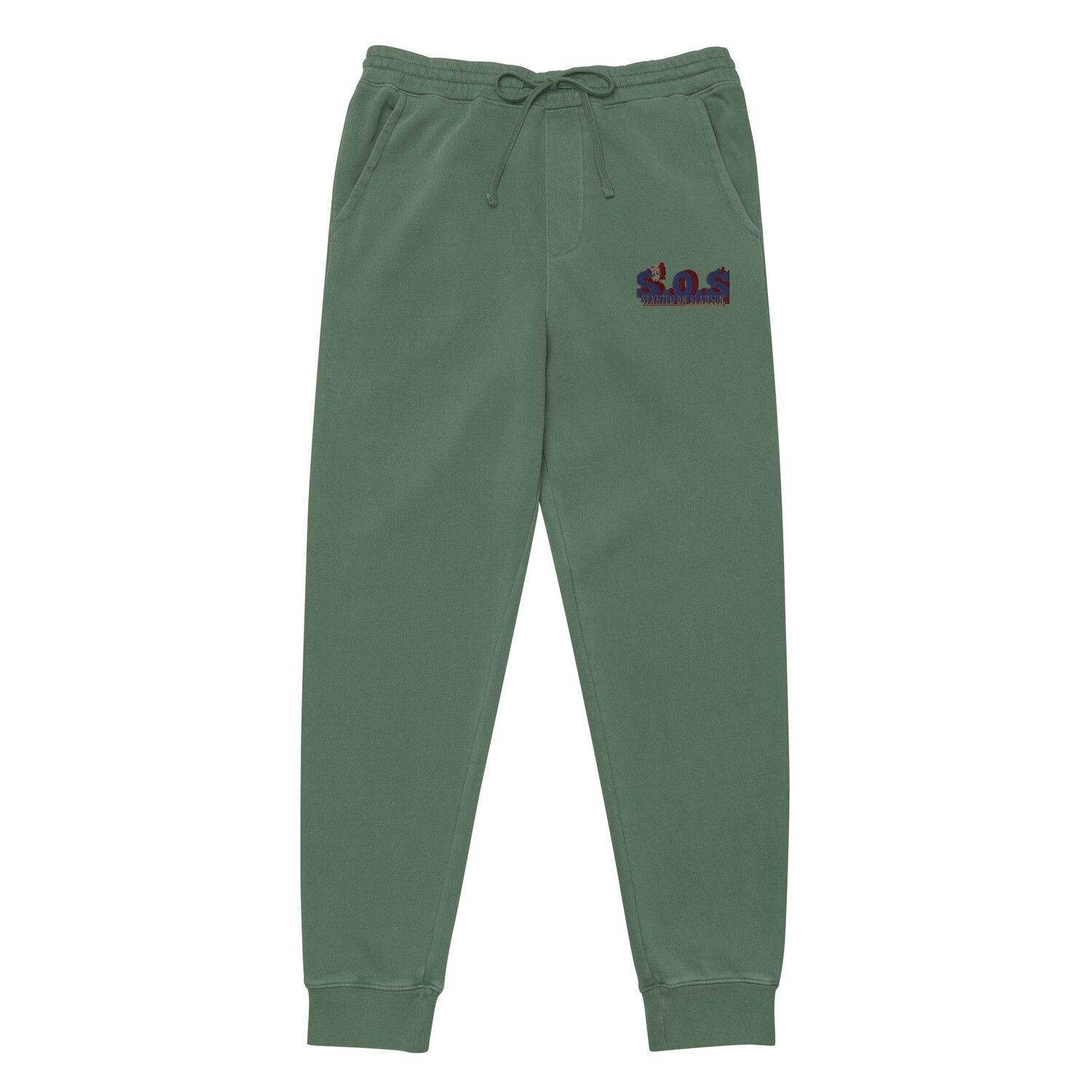 S.O.S pigment-dyed sweatpants