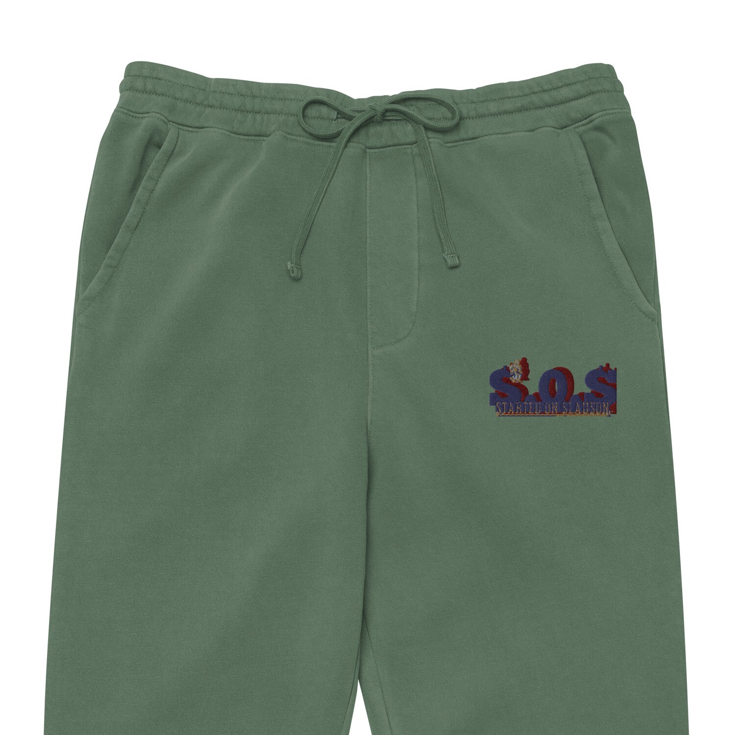S.O.S pigment-dyed sweatpants