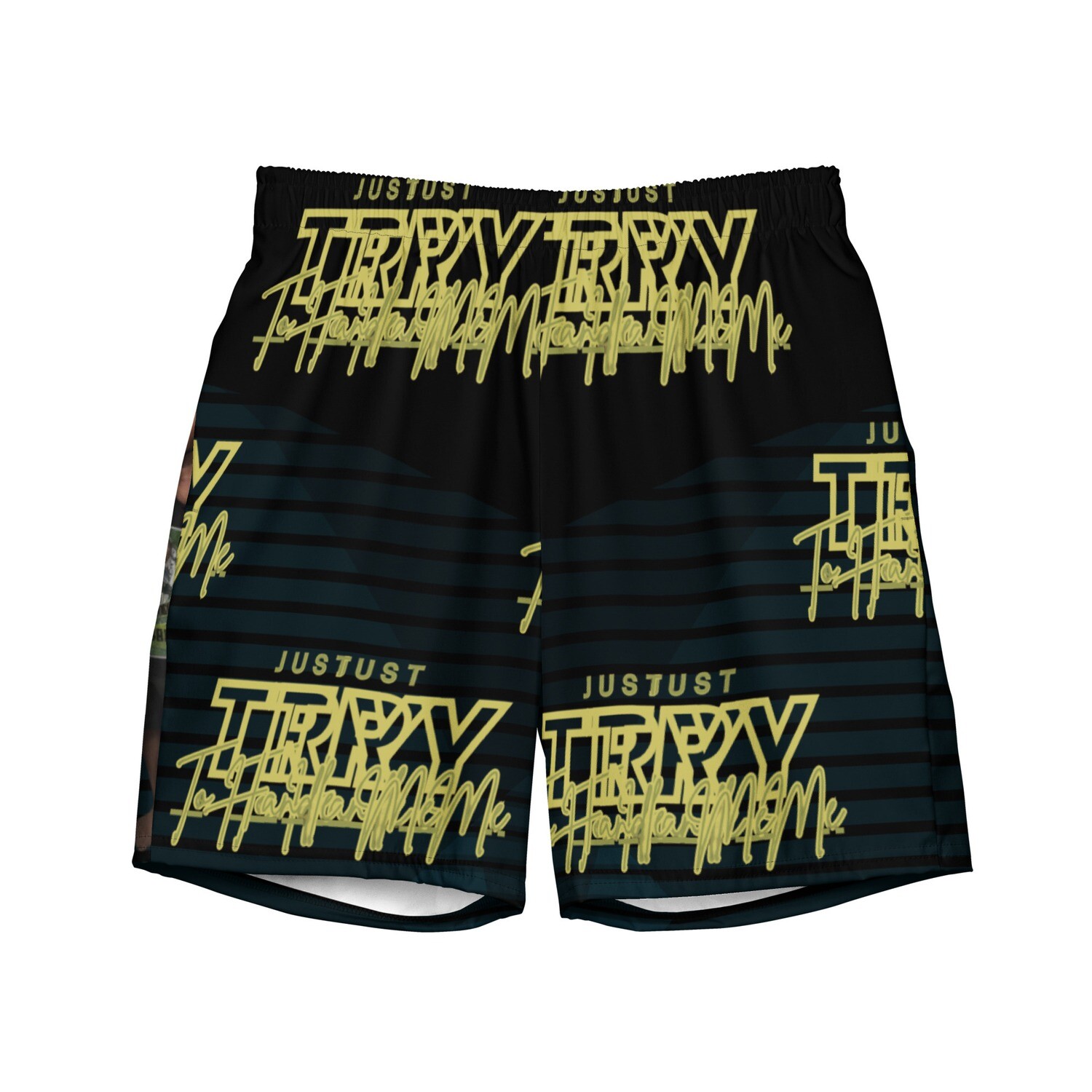 Just Try To Handle Me swim trunks