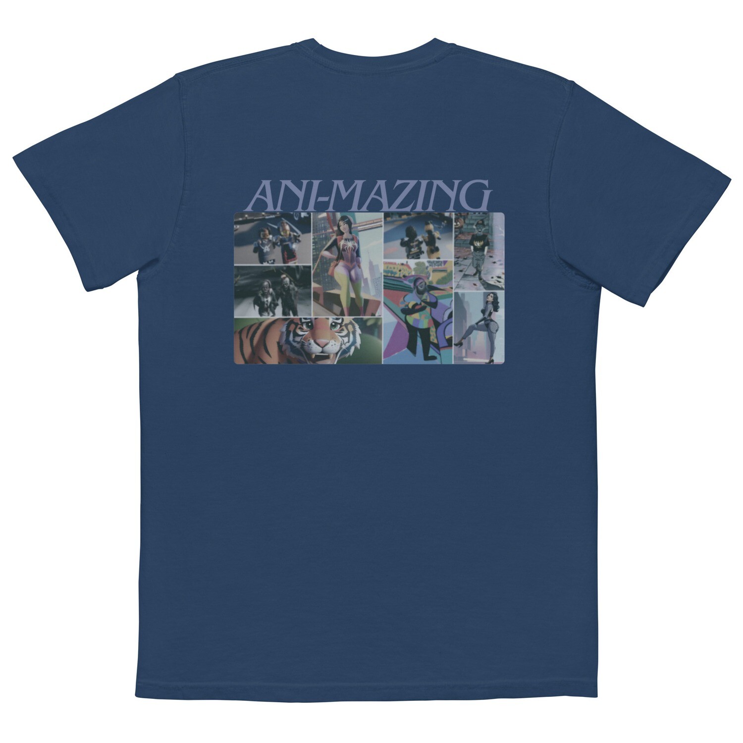 Animazing garment-dyed pocket t-shirt