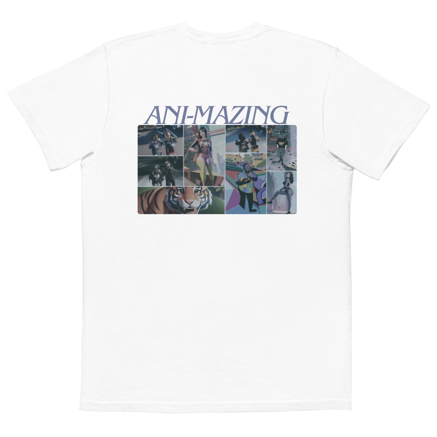 Animazing garment-dyed pocket t-shirt