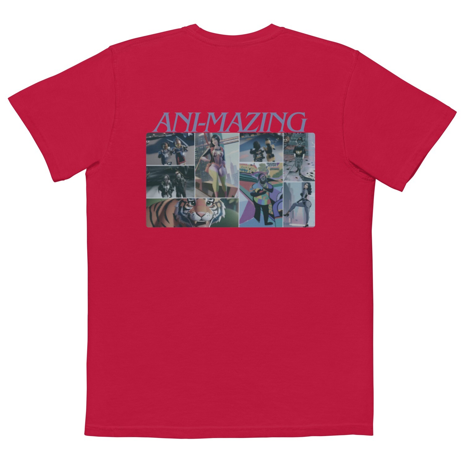 Animazing garment-dyed pocket t-shirt