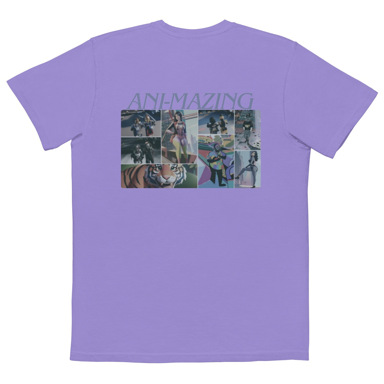 Animazing garment-dyed pocket t-shirt