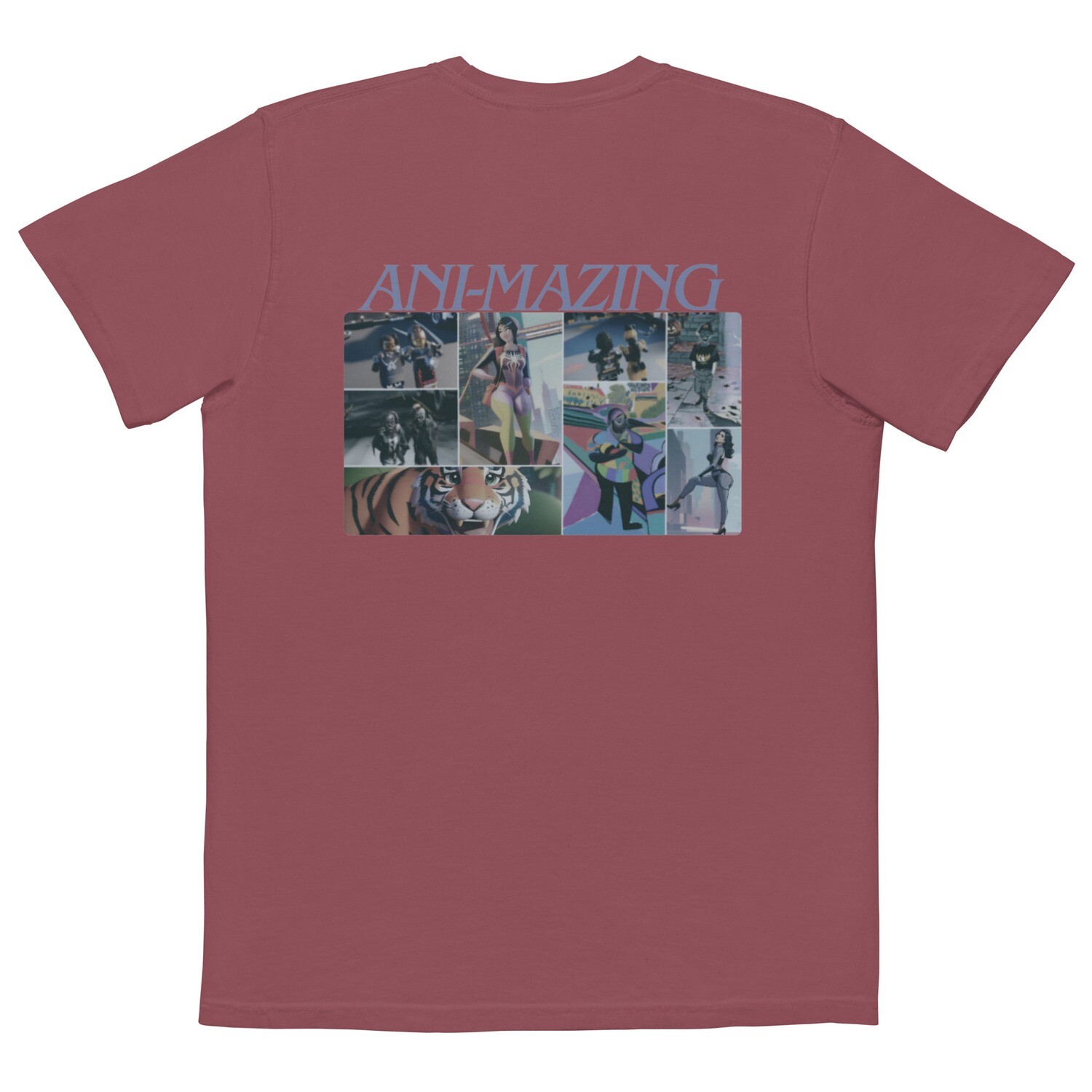 Animazing garment-dyed pocket t-shirt