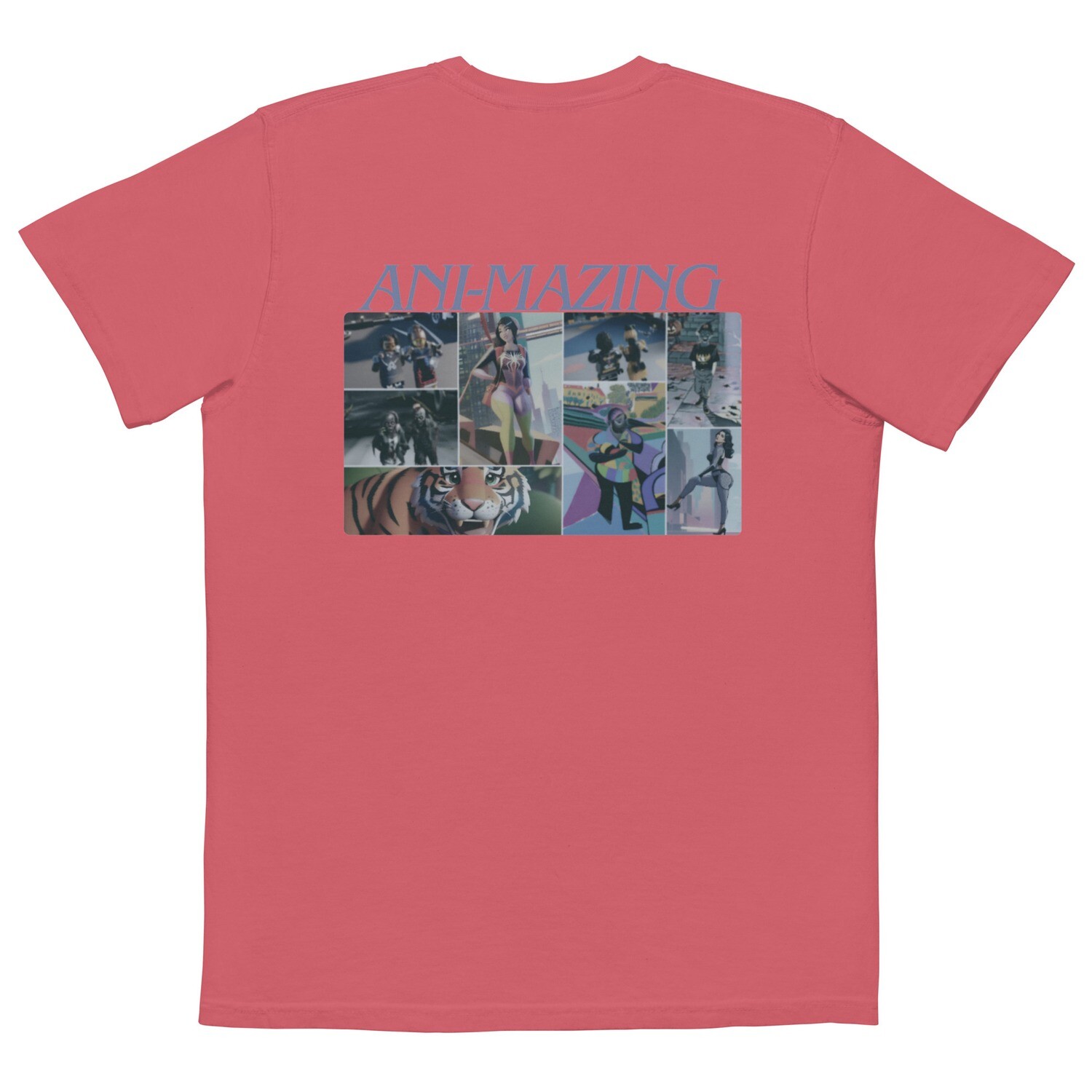 Animazing garment-dyed pocket t-shirt